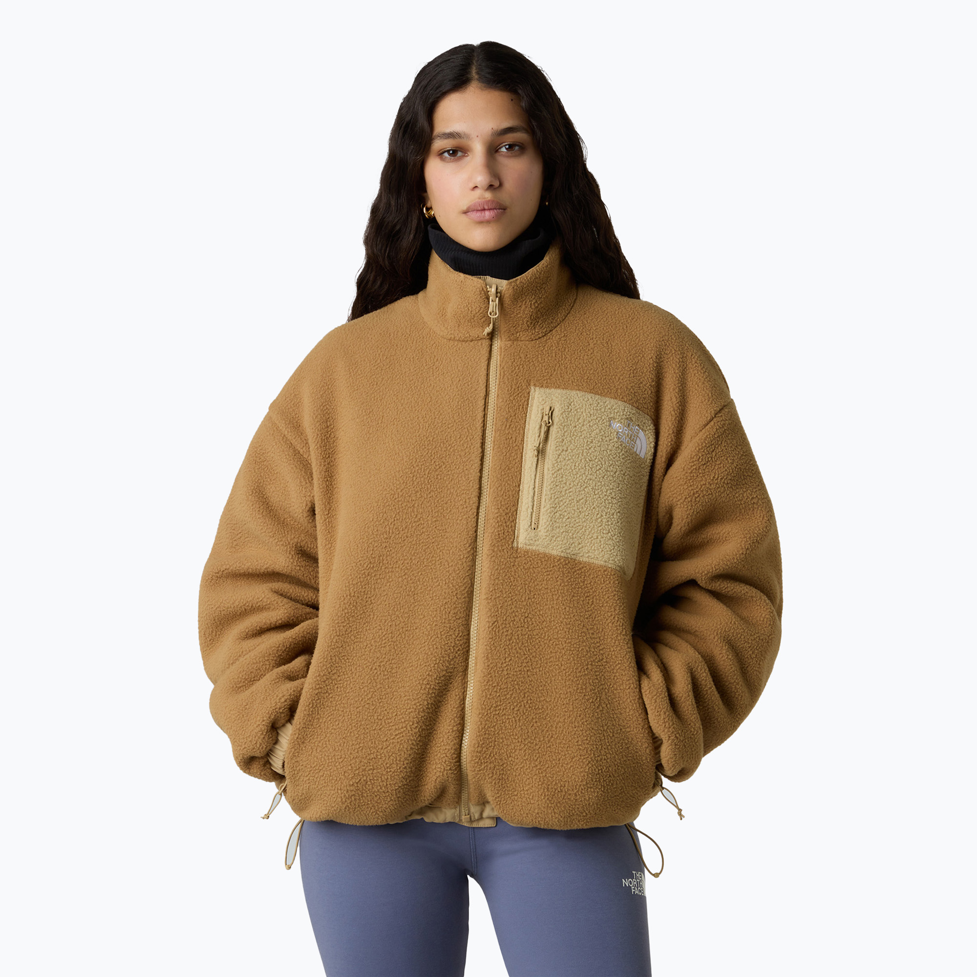 Kurtka damska The North Face Yumiori Reversible khaki stone/utility brown 