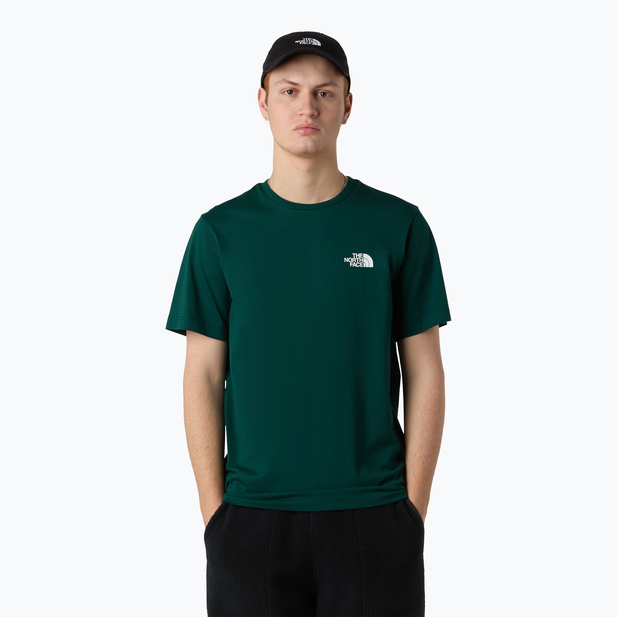 Koszulka męska The North Face Simple Dome hunter green 