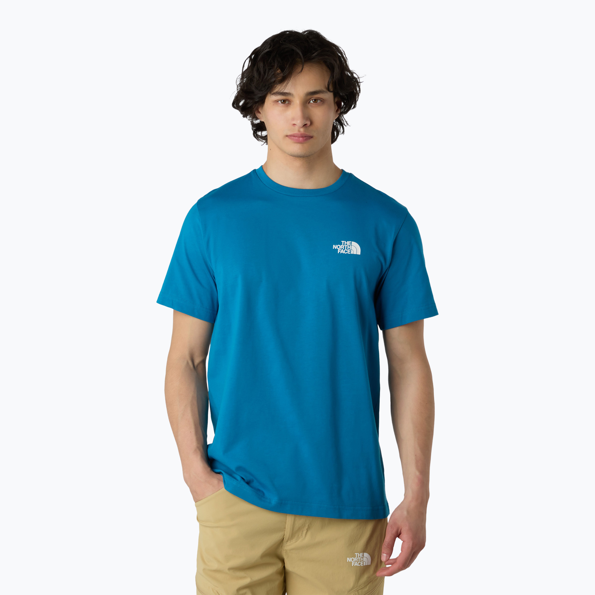 Koszulka męska The North Face Simple Dome dusk blue 