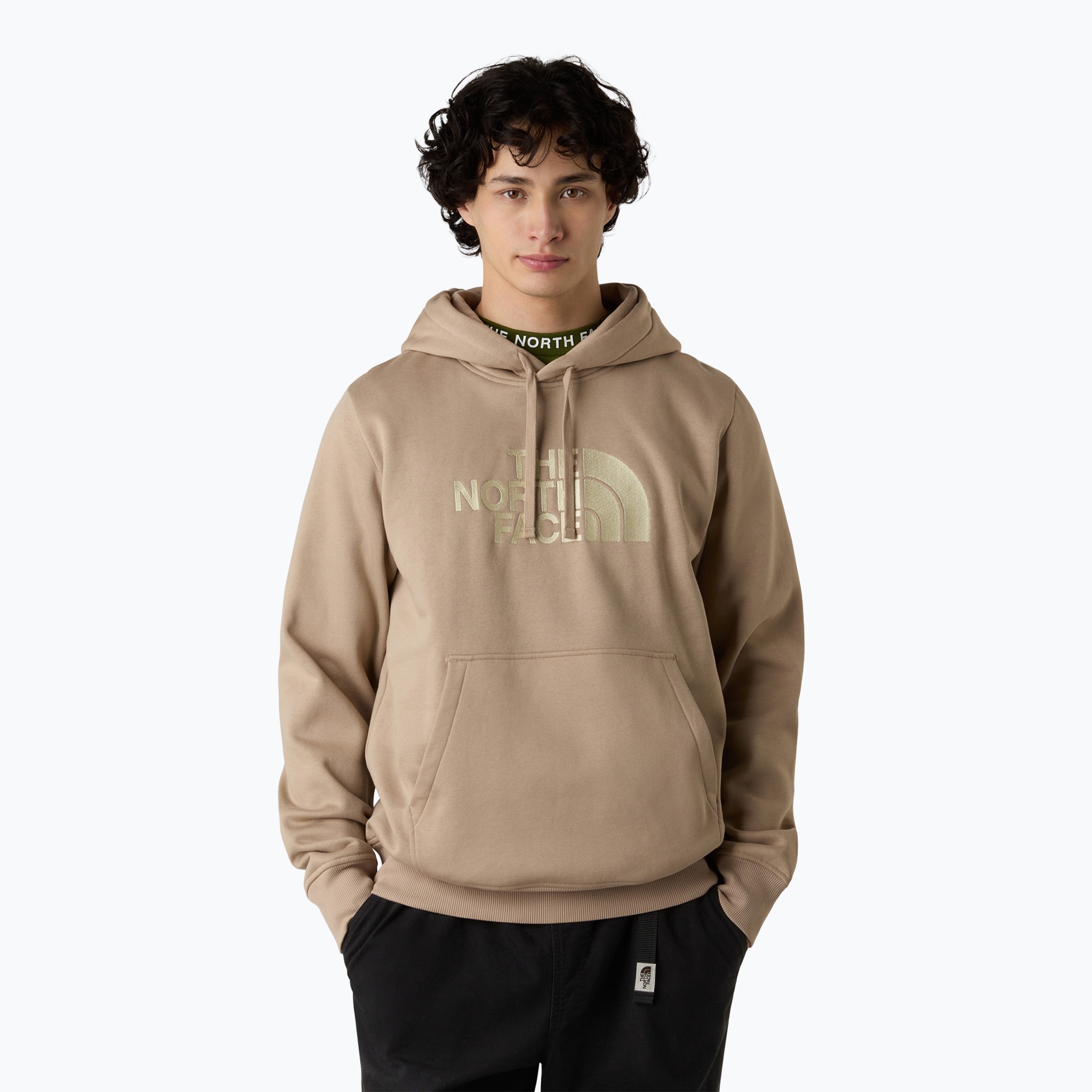 Bluza męska The North Face Drew Peak Pullover Hoodie mushroom grey/gravel 