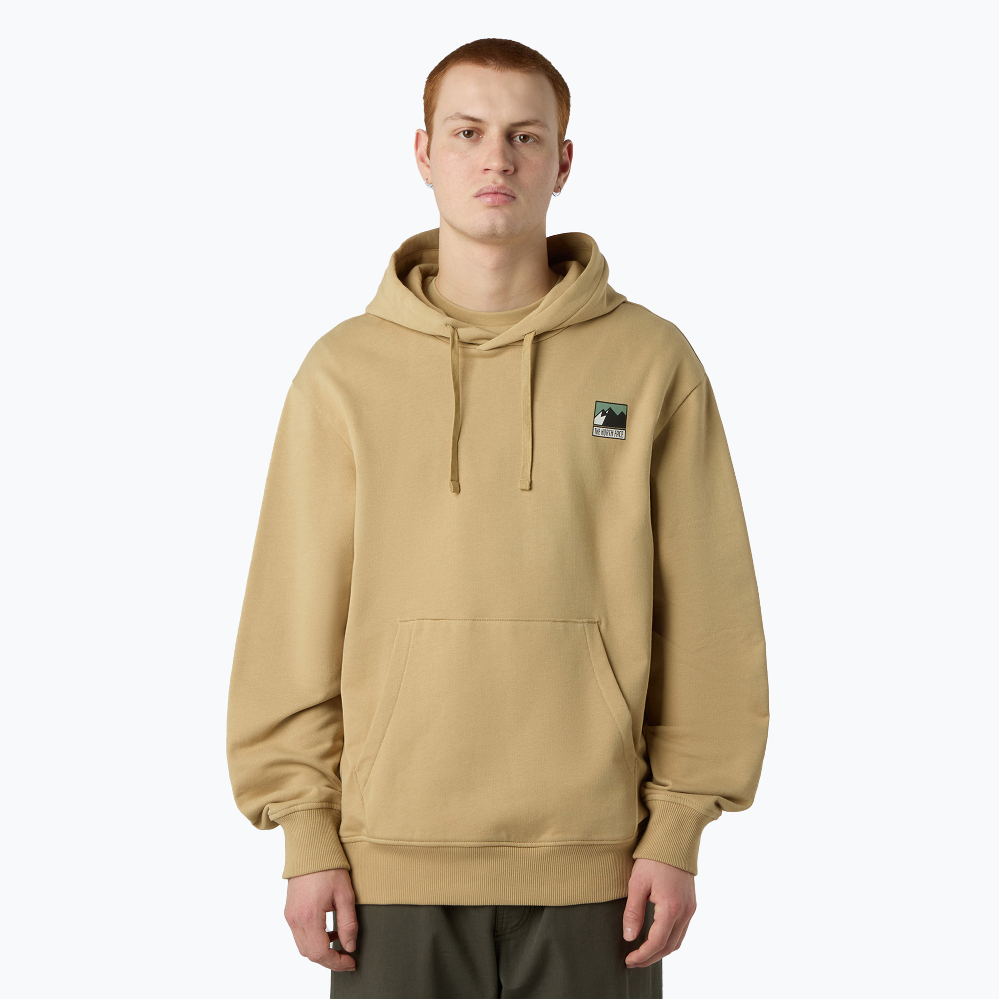 Bluza męska The North Face Mountain Logo Relaxed Hooded khaki stone