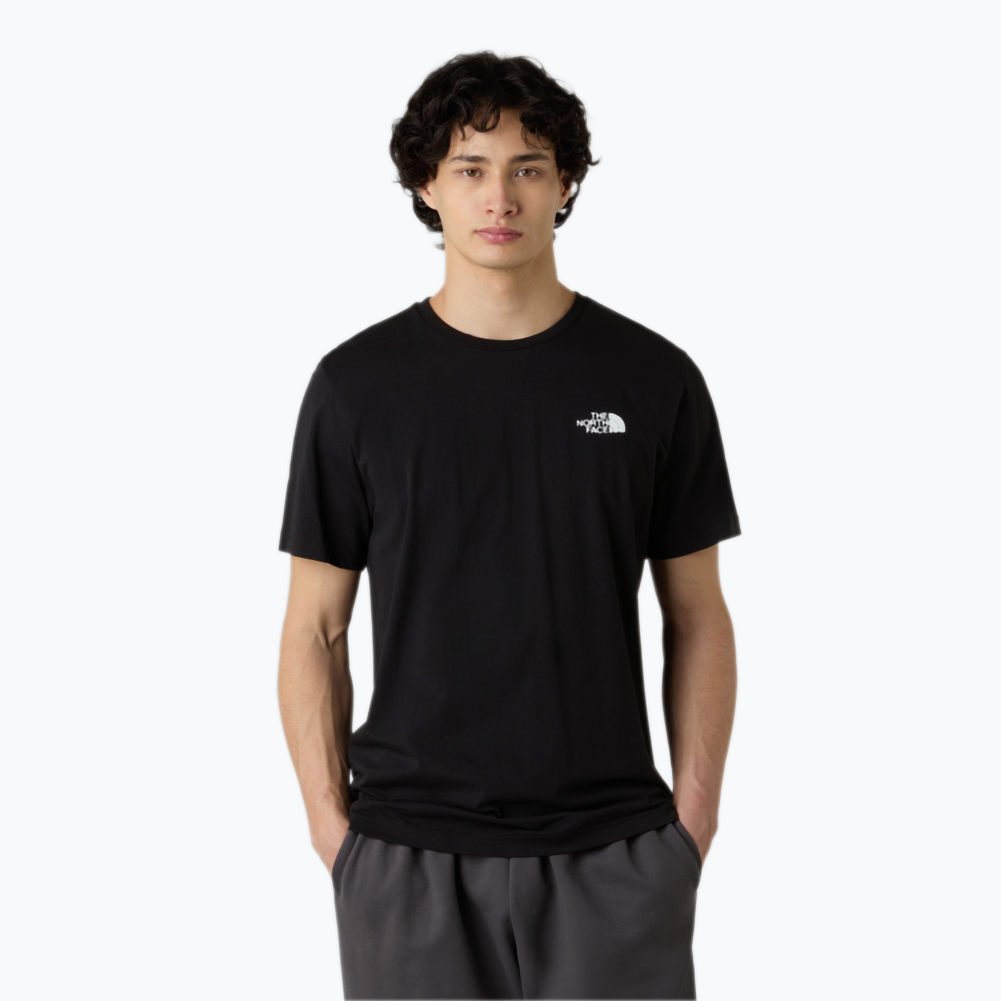 Koszulka męska The North Face Mountain Sketch black 