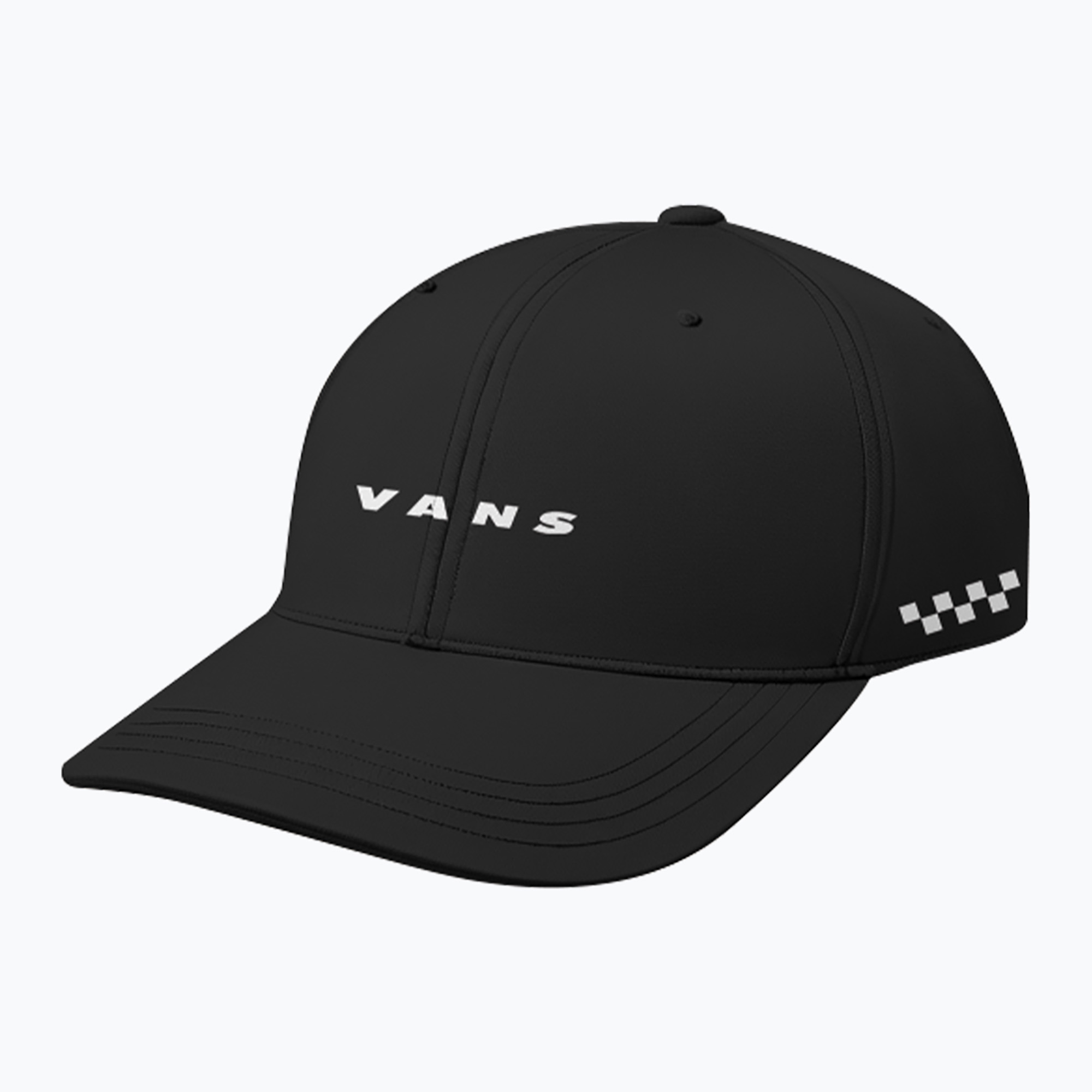 Czapka z daszkiem dziecięca Vans Check Side Curved Bill Jockey black 