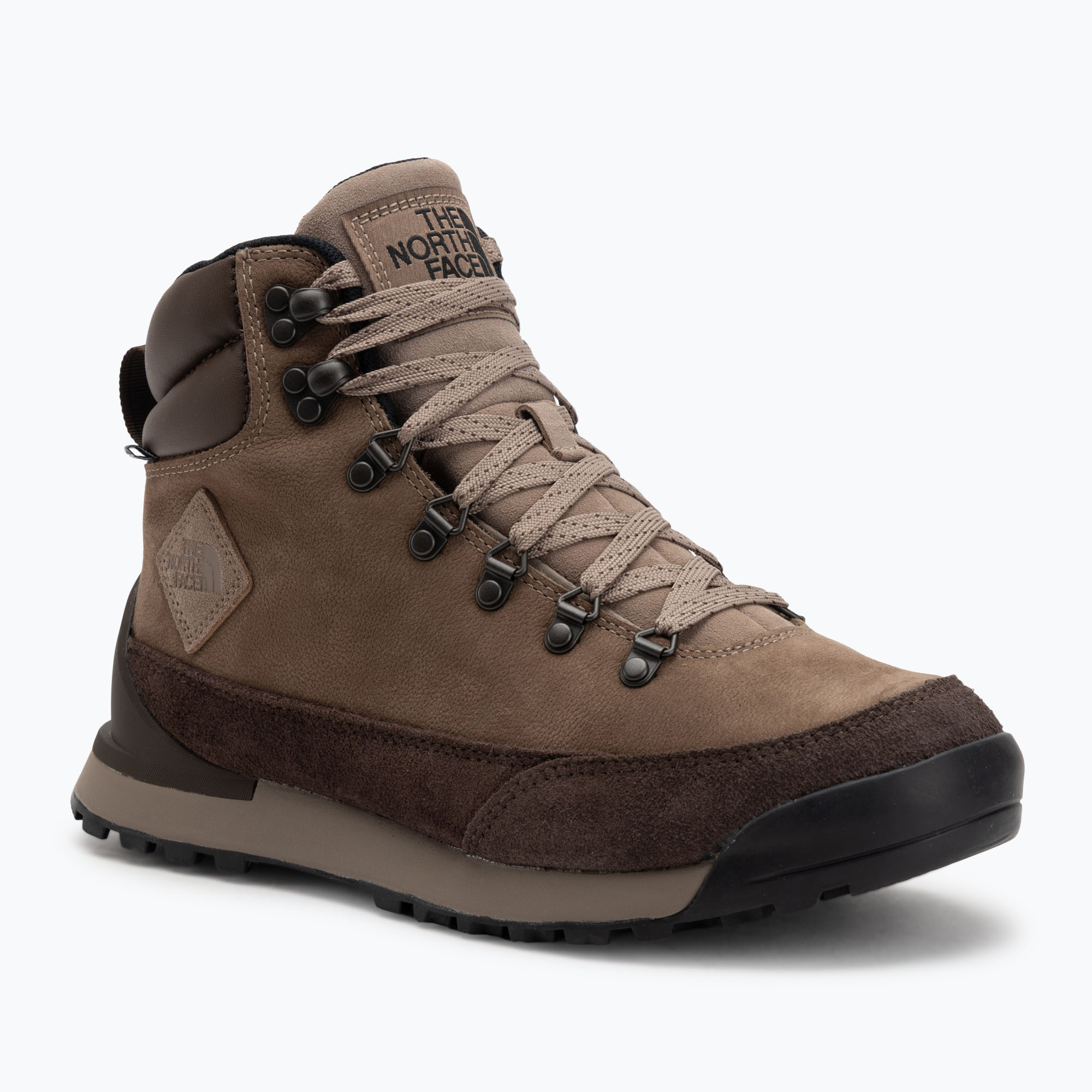 Buty męskie The North Face Back To Berkeley IV Leather WP demitasse brown/garnet 