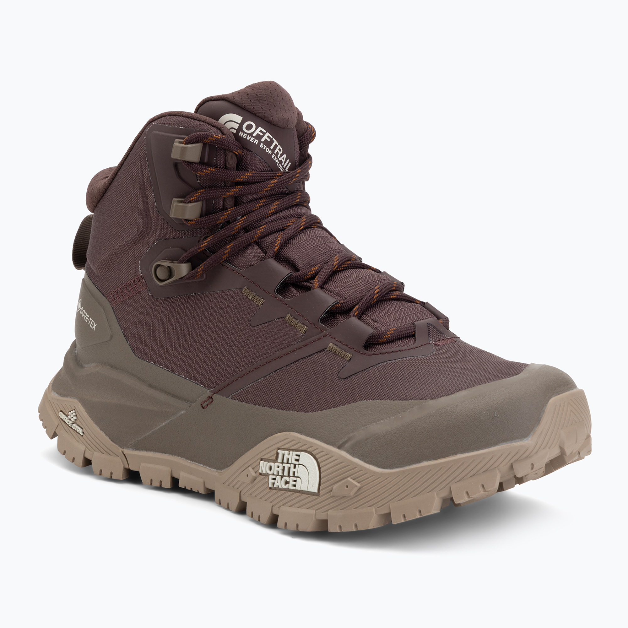 Buty turystyczne damskie The North Face Offtrail Hike Mid Gore-Tex tawny quartz/mocha brow 
