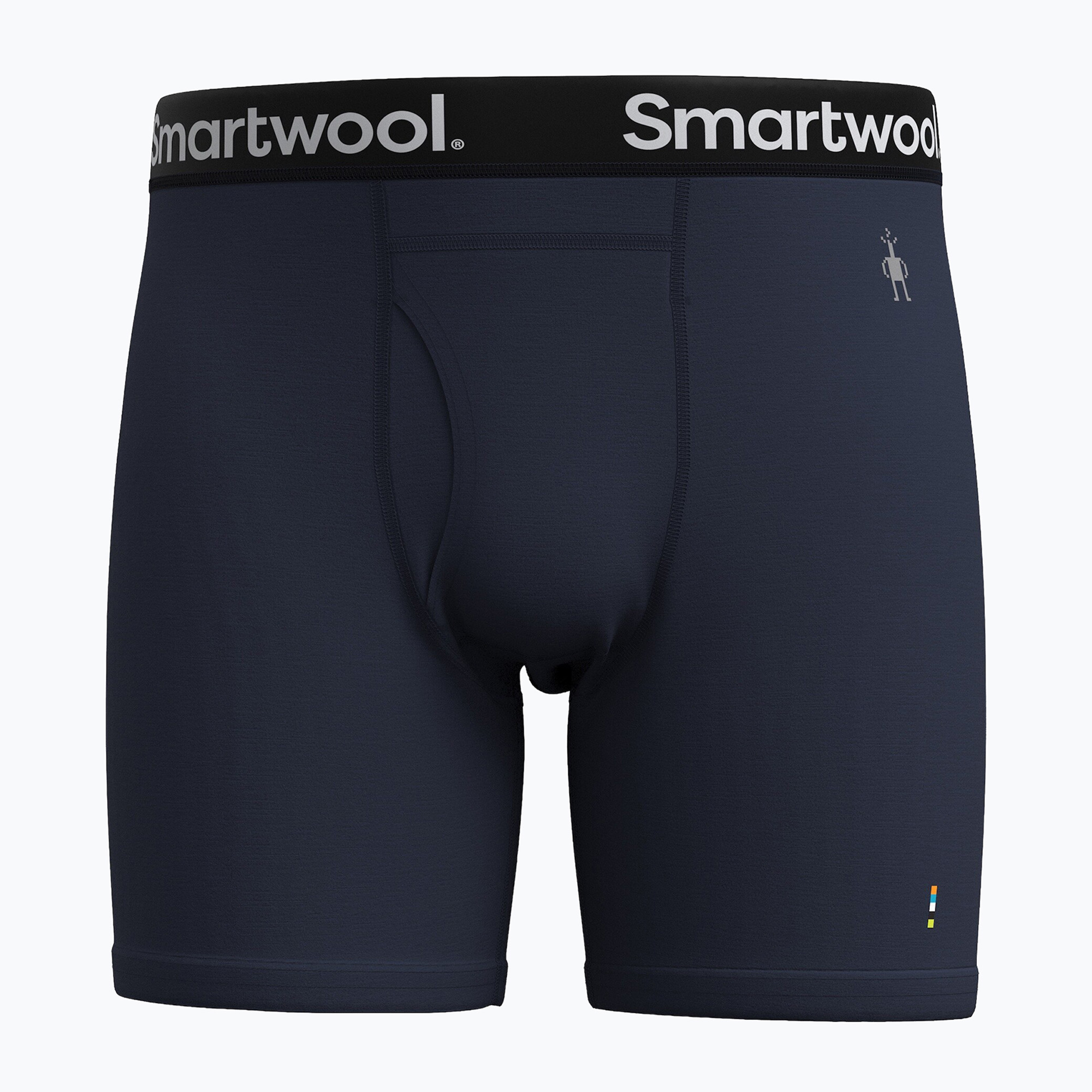Мъжки термоактивни боксерки Smartwool Everyday Merino Boxer Brief Boxed deep navy