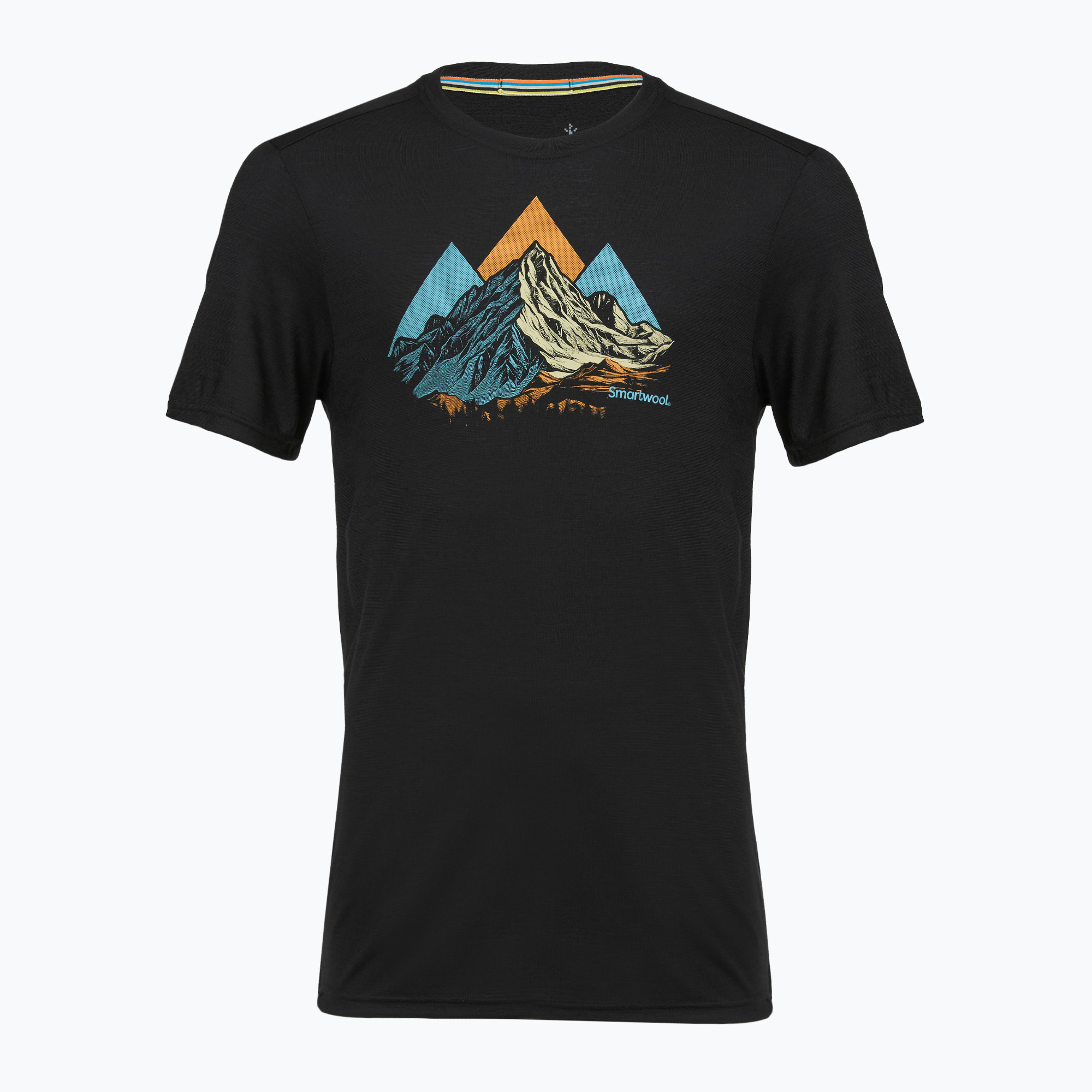 Мъжка тениска Smartwool Peak Bagger Active SS Graphic Tee black