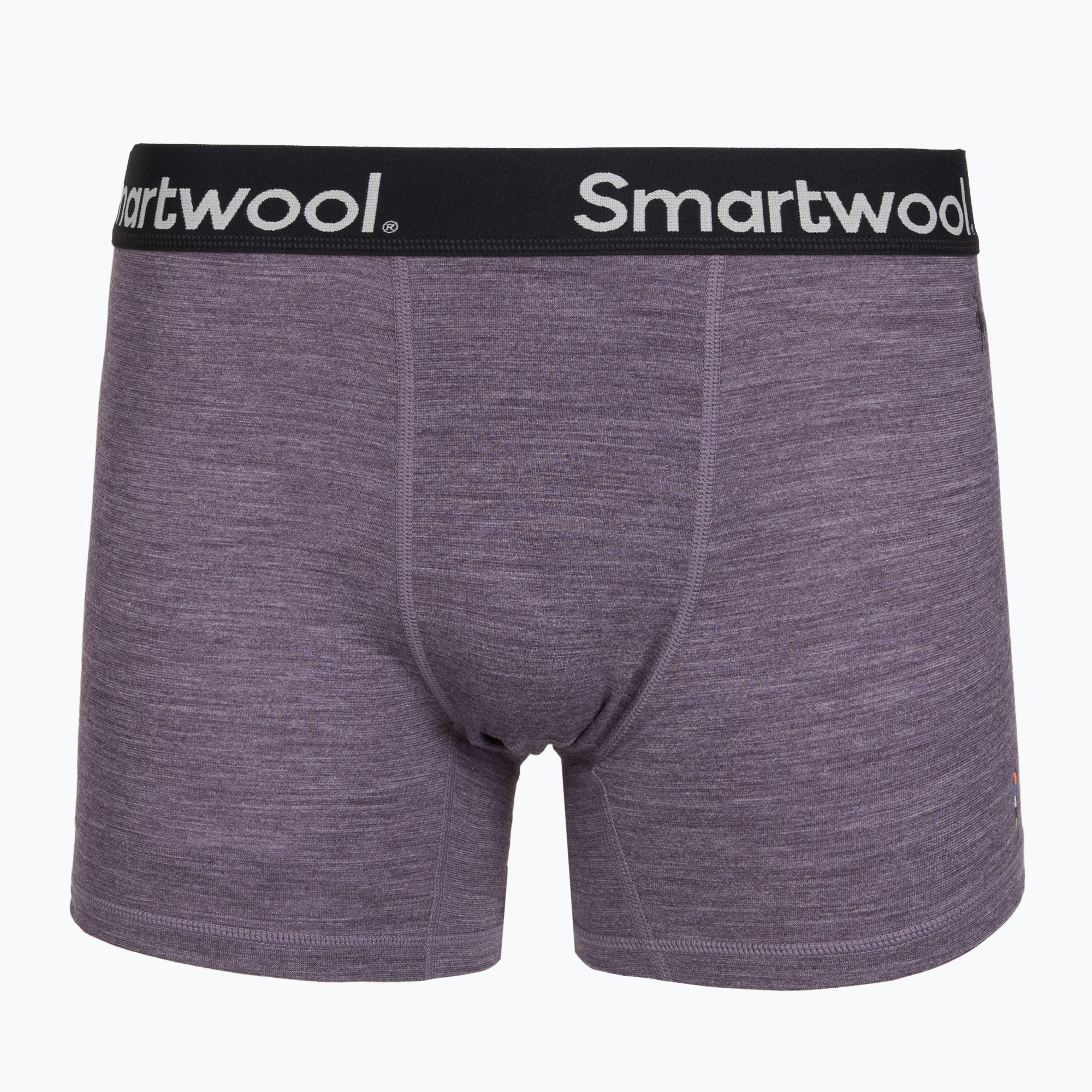 Мъжки термоактивни боксерки Smartwool Merino Boxer Brief Boxed purple storm heather