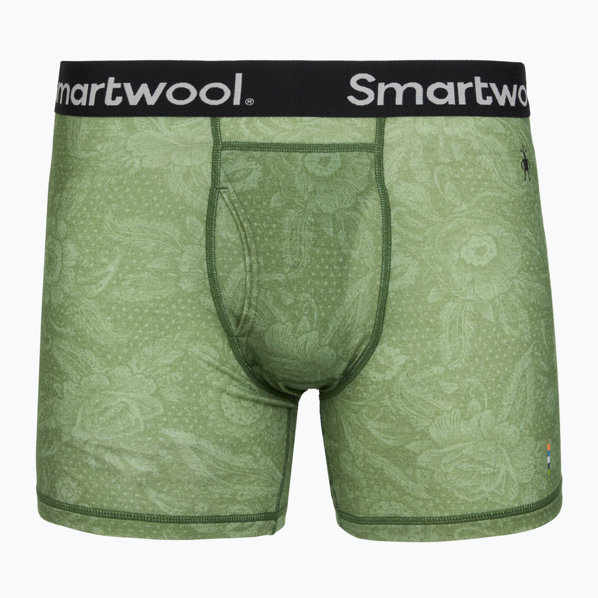 Мъжки термоактивни боксерки Smartwool Merino Print Boxer Brief Boxed frn rstc flrl