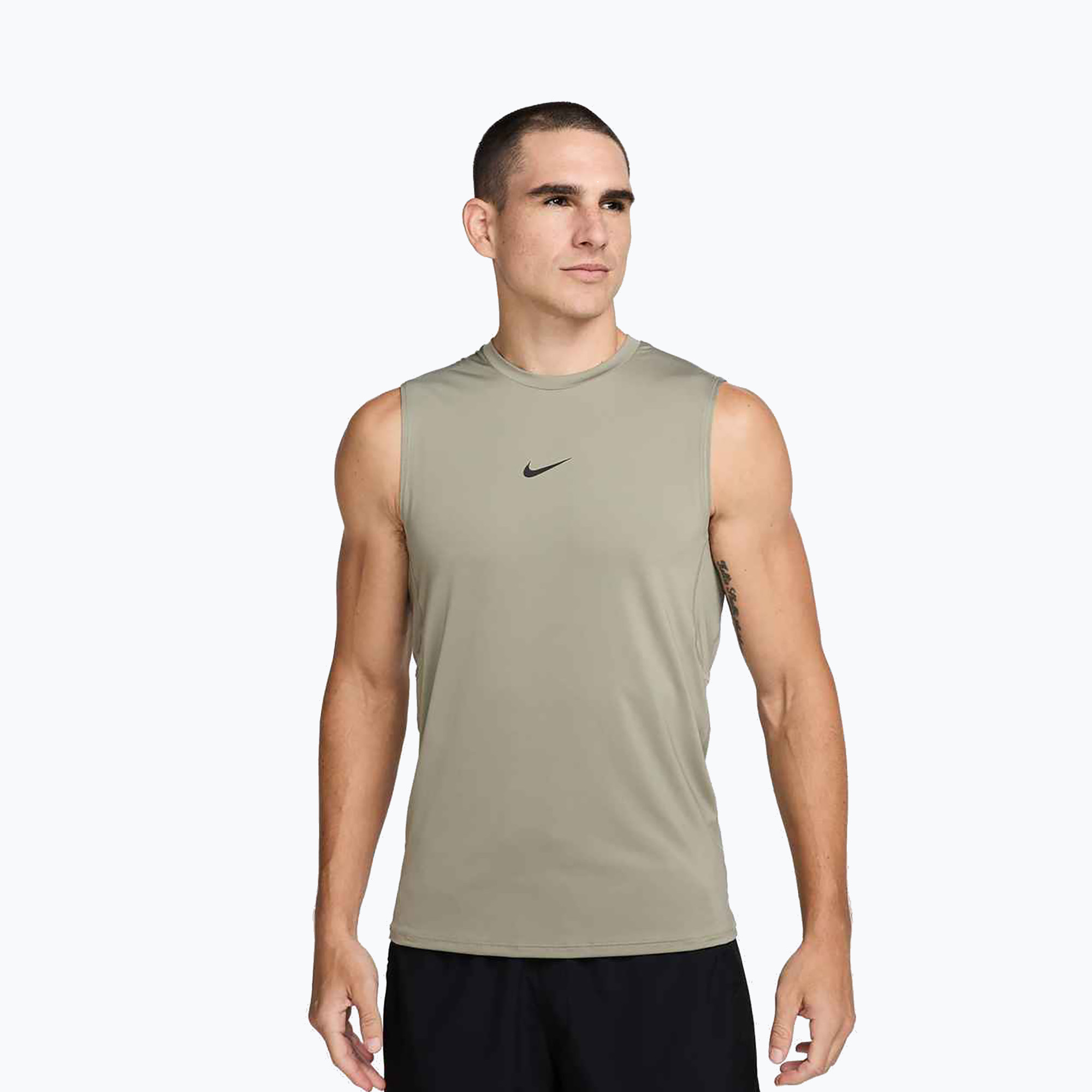 Koszulka treningowa męska Nike Pro Dri-Fit Sleeveless Top light army/black 