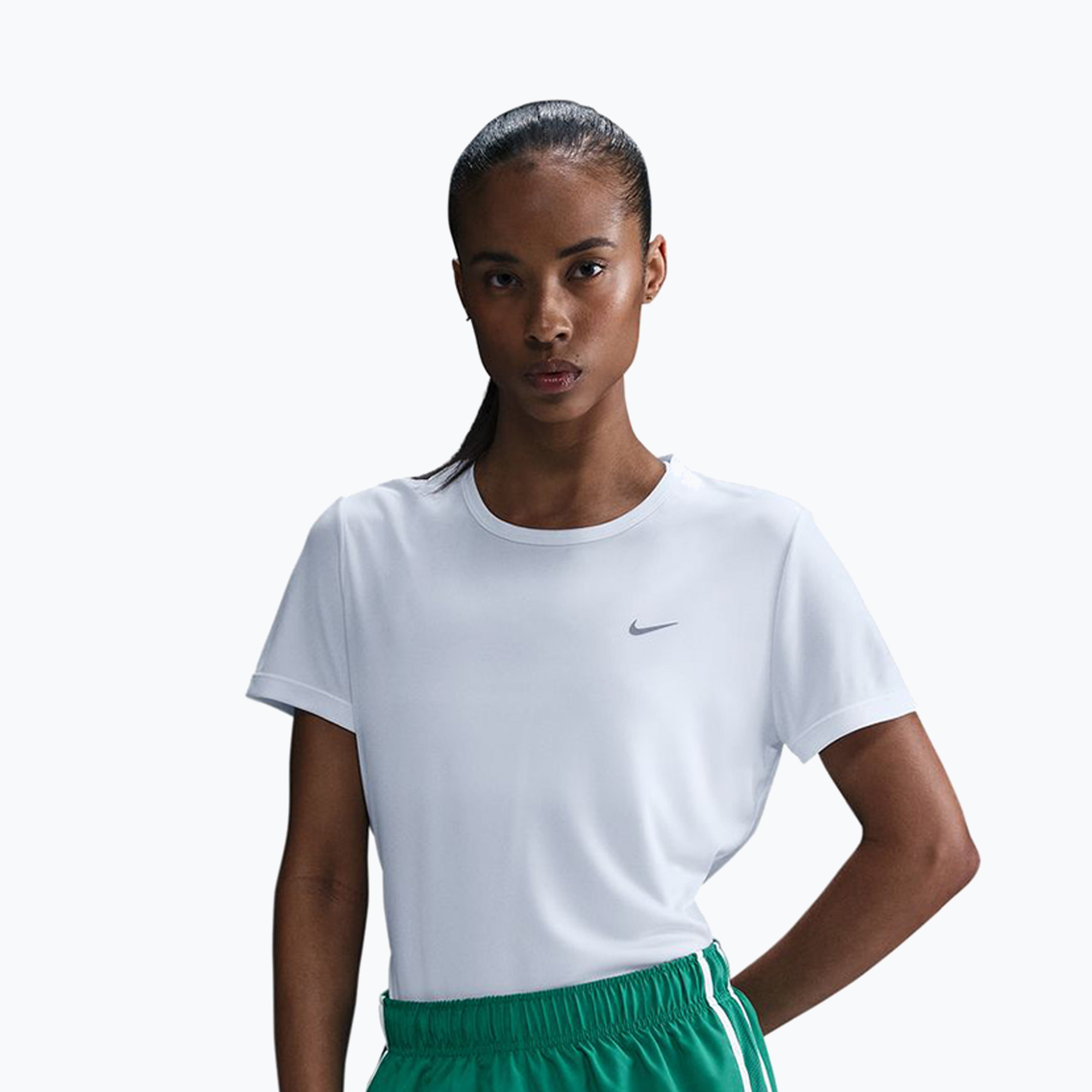 Дамска тениска за бягане Nike Tempo white
