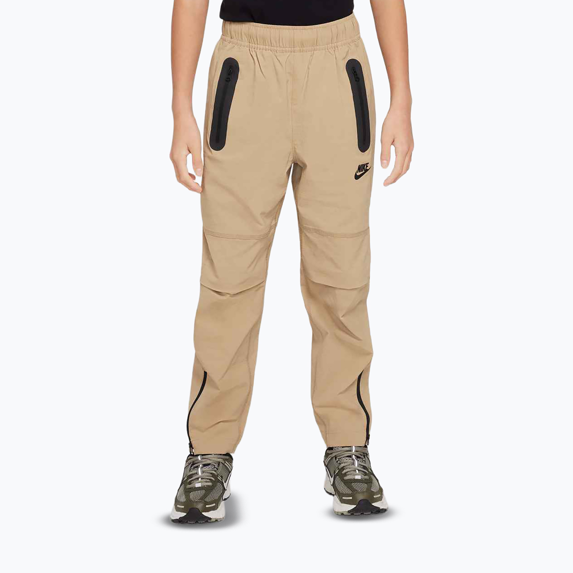 Spodnie dziecięce Nike Tech Woven parachute beige/black 