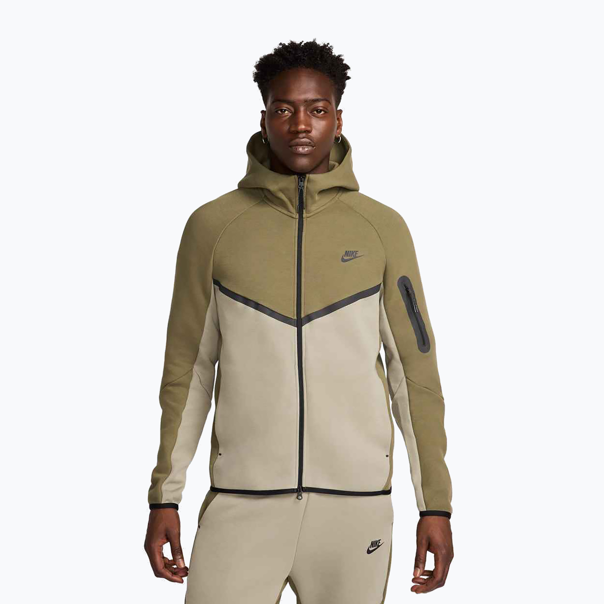 Bluza męska Nike Tech Windrunner Full Zip medium olive/light army/black