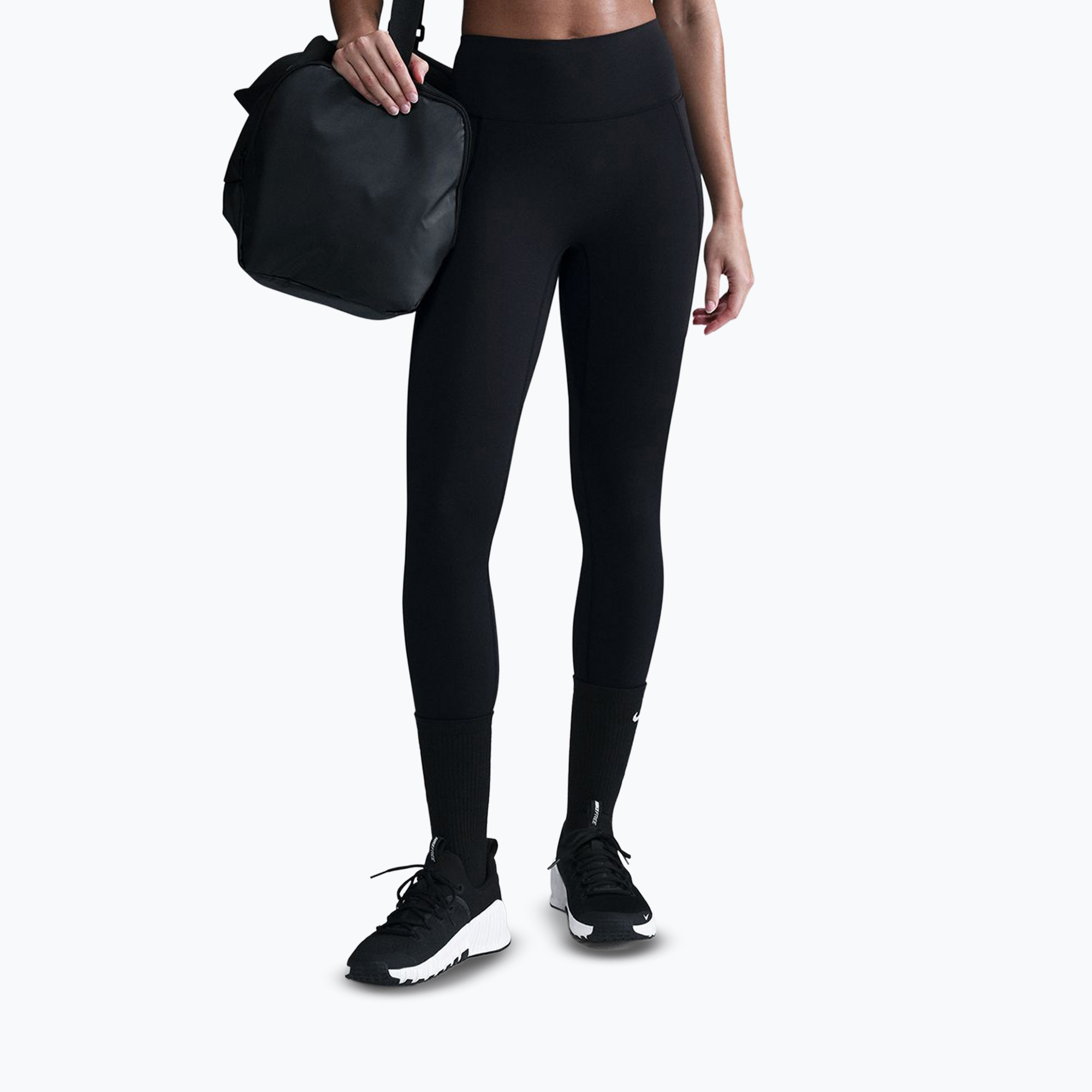 Дамски тренировъчни клинове Nike Universa High-Waisted 7/8 black/anthracite/dark smoke grey
