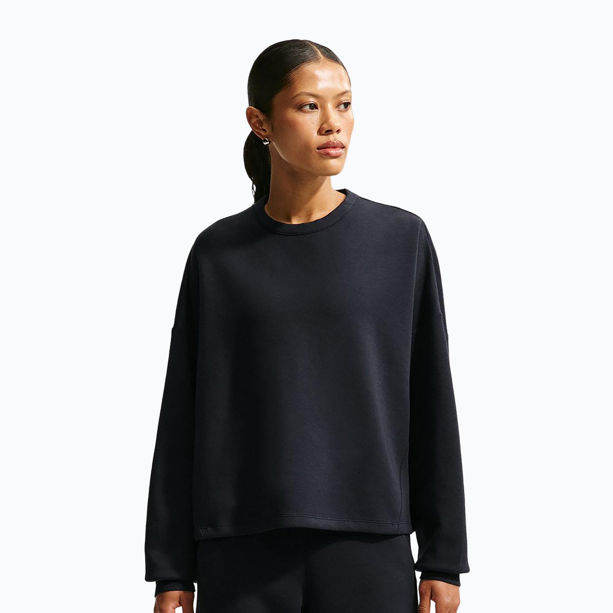 Bluza treningowa damska Nike 24.7 ImpossiblySoft Black/Dark Smoke Grey 