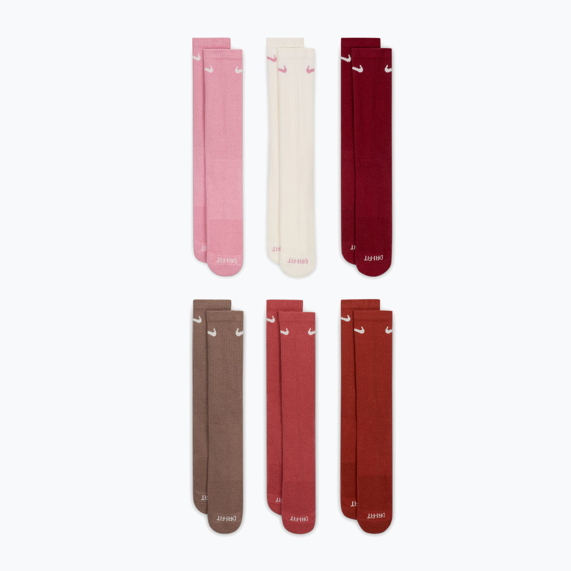 Férfi zokni Nike Everyday Plus Cushioned Crew 6 pairs multi-color/936 (Everyday Plus Cushioned Crew SX6897-936)