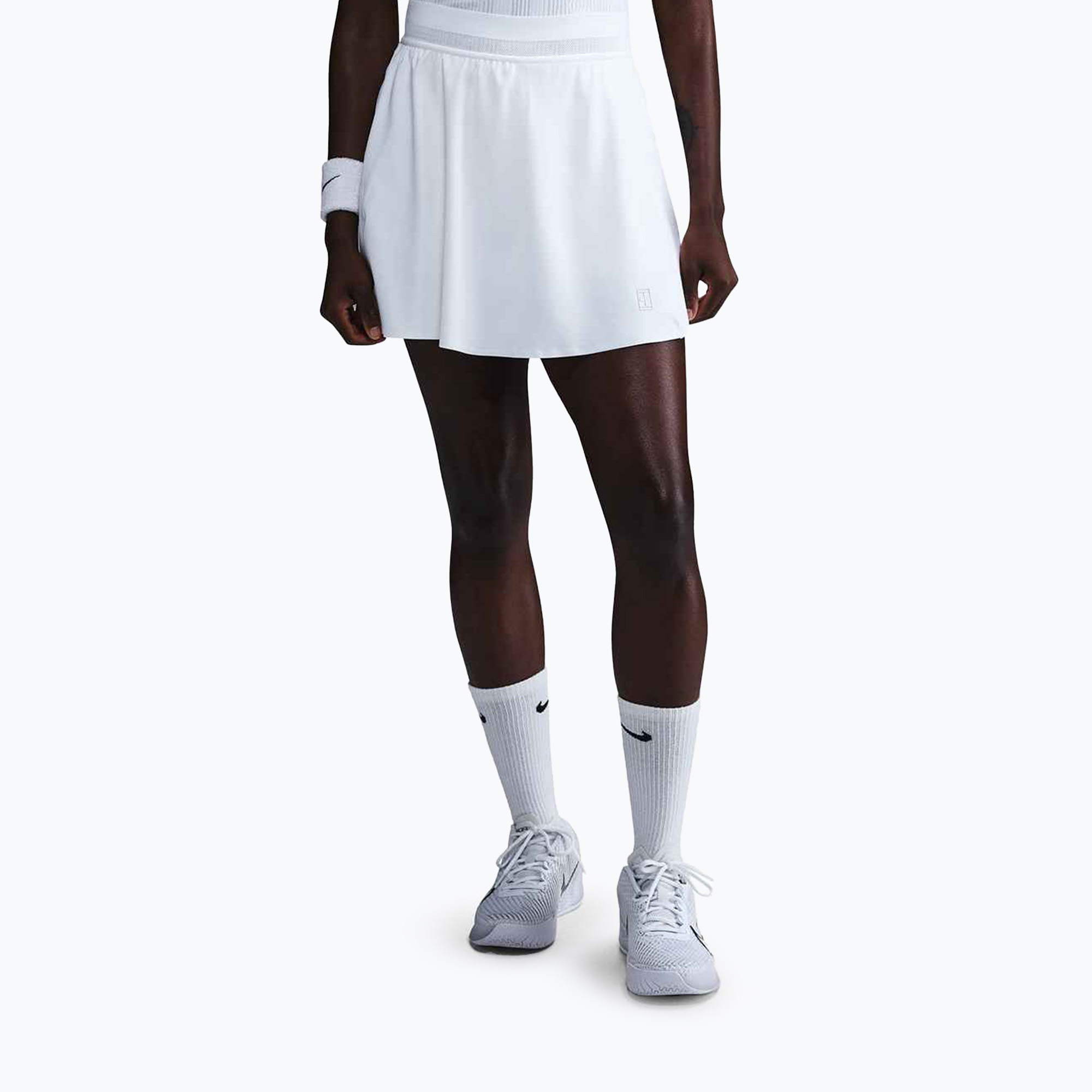Spódnica tenisowa Nike Court Dri-Fit Ace Advantage white/white