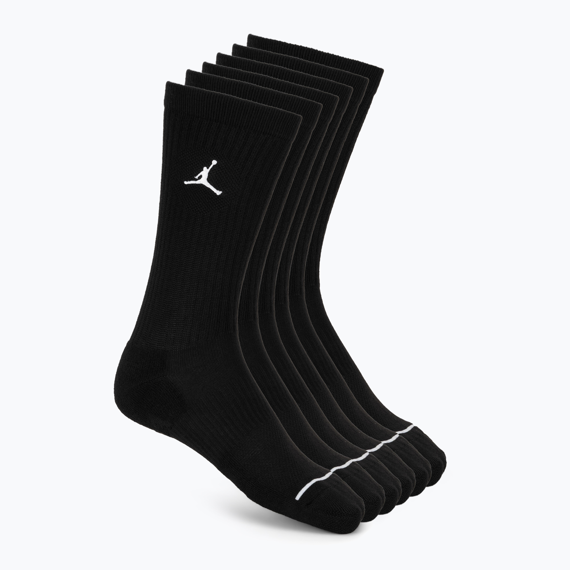 Skarpety Nike Jordan Everyday Cushioned Crew 6 par black/white
