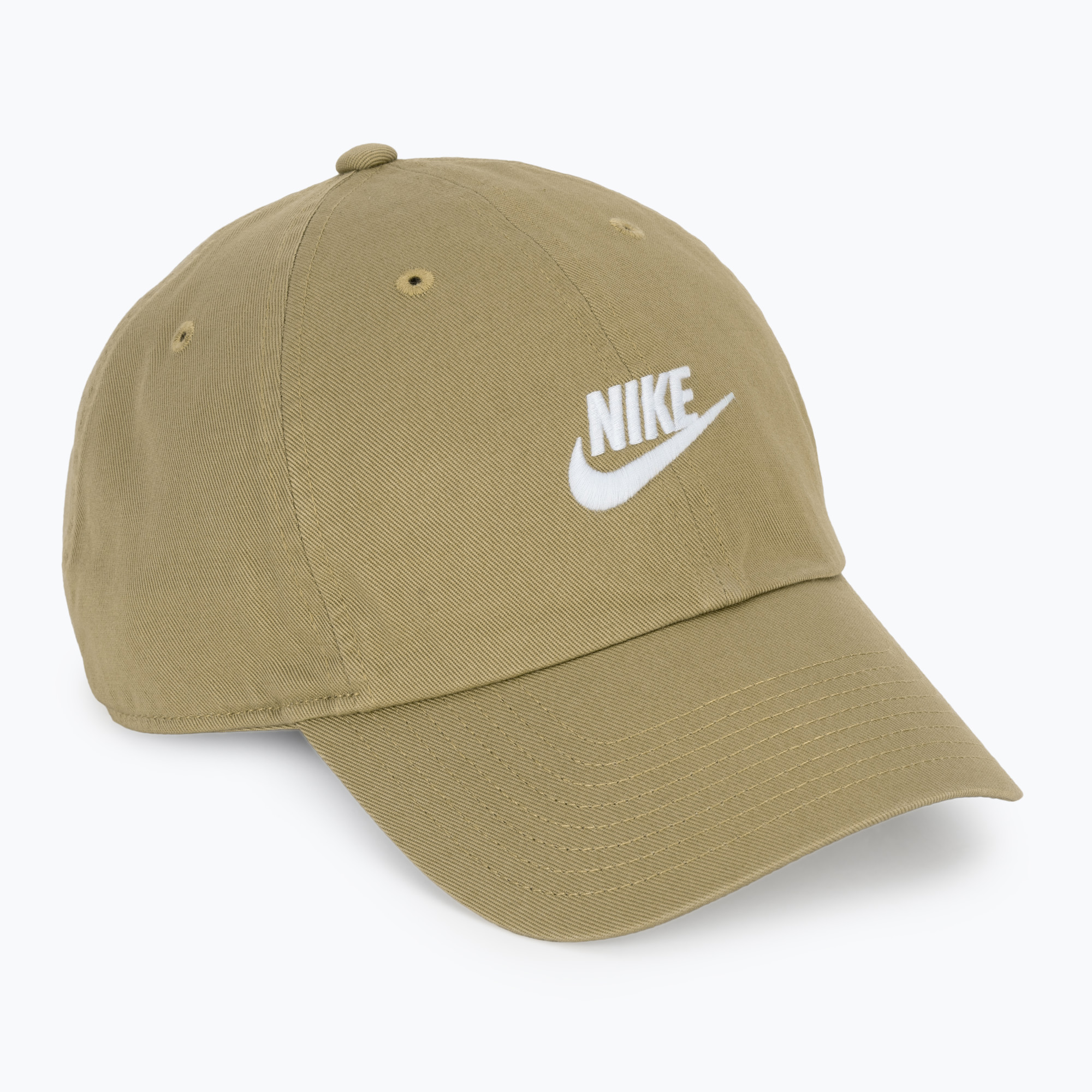 Шапка с козирка Nike Club Unstructured Futura Wash parachute beige/white