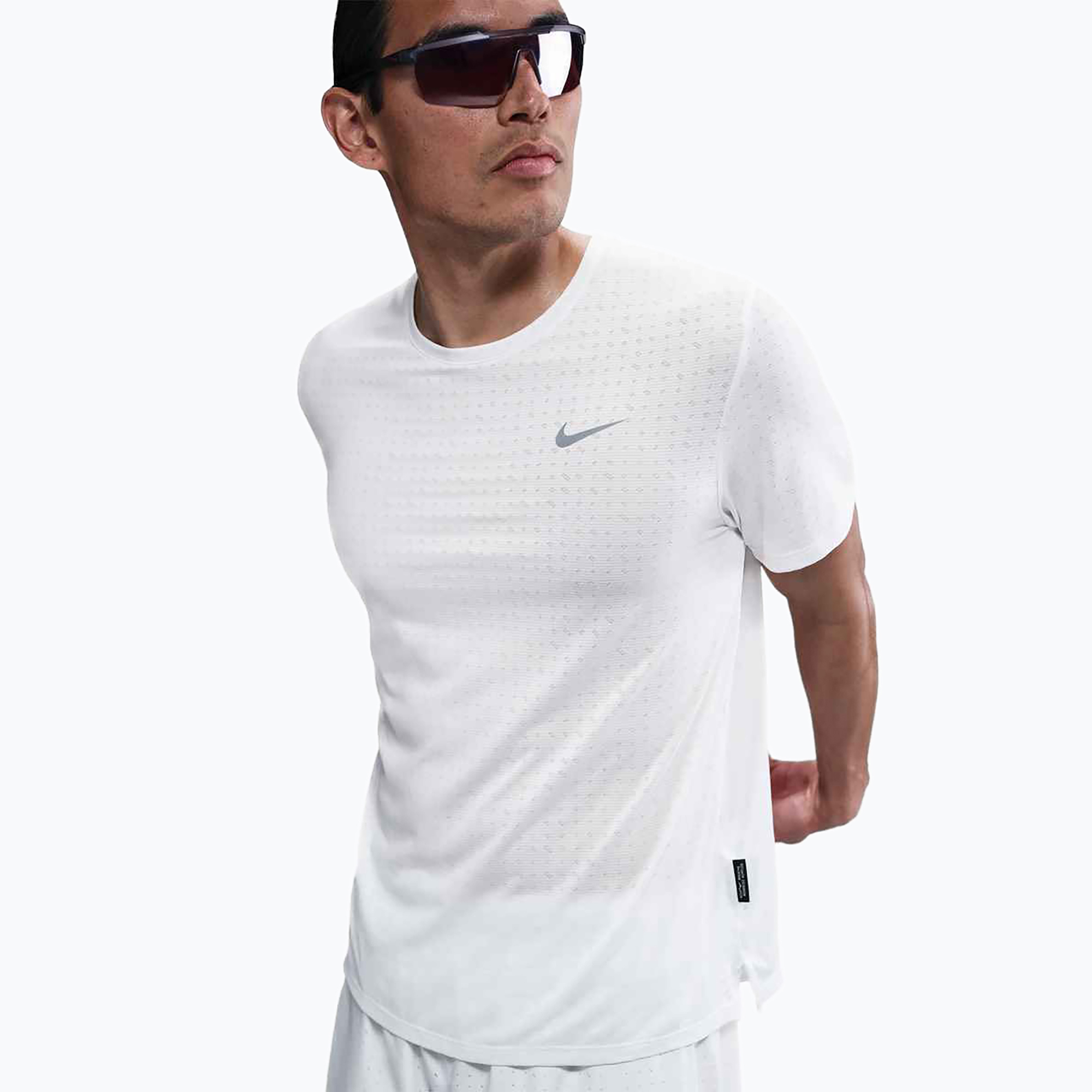 Koszulka do biegania męska Nike Miler Breathe summit white 