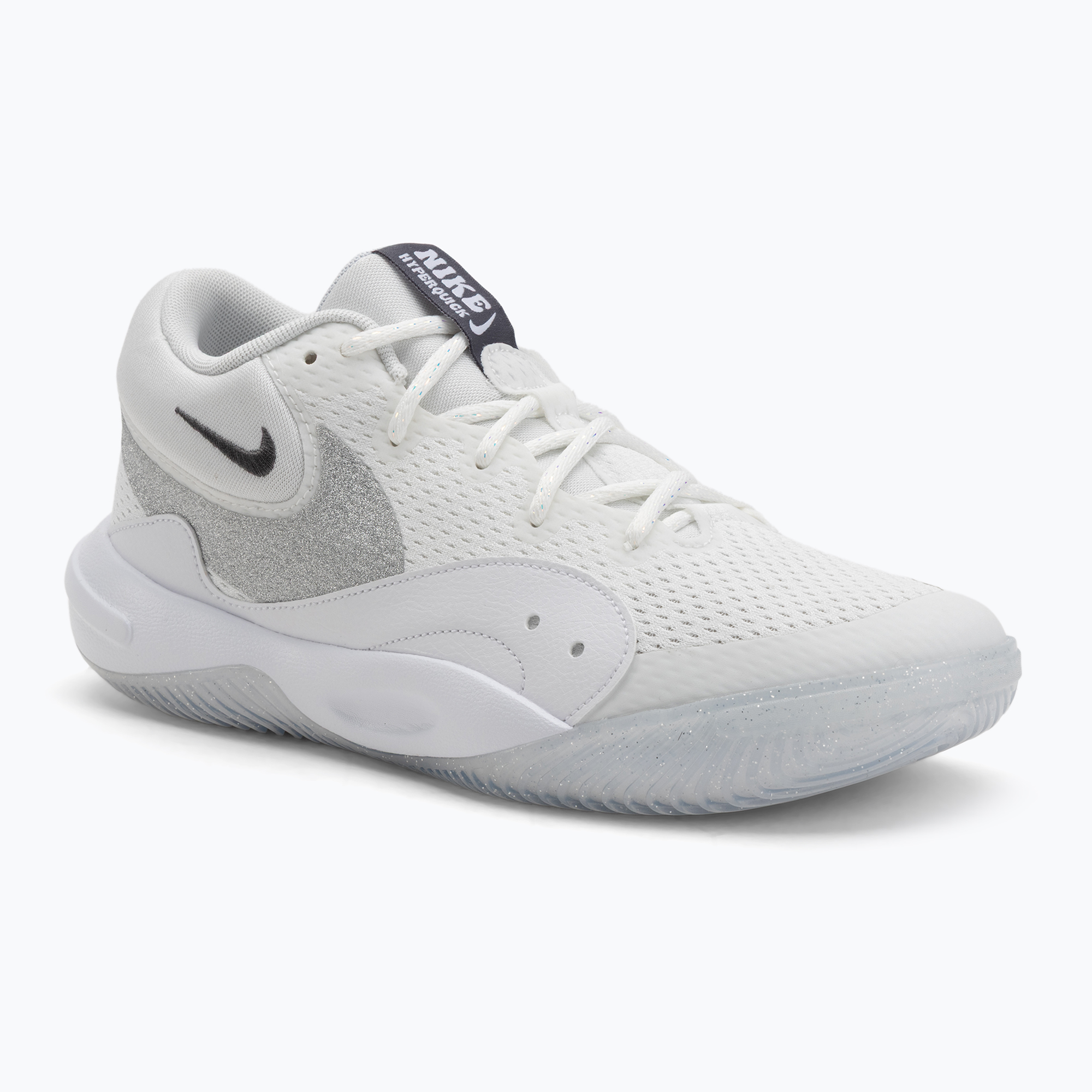 Buty do siatkówki damskie Nike Hyperquick Court Flight SE smmit white/metalic silver/pure platinum 