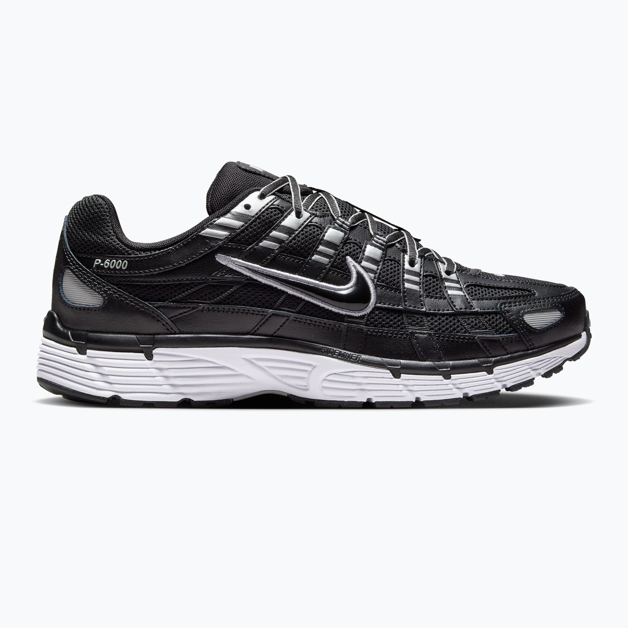 Buty męskie Nike P-6000 black/white/metallic silver/black