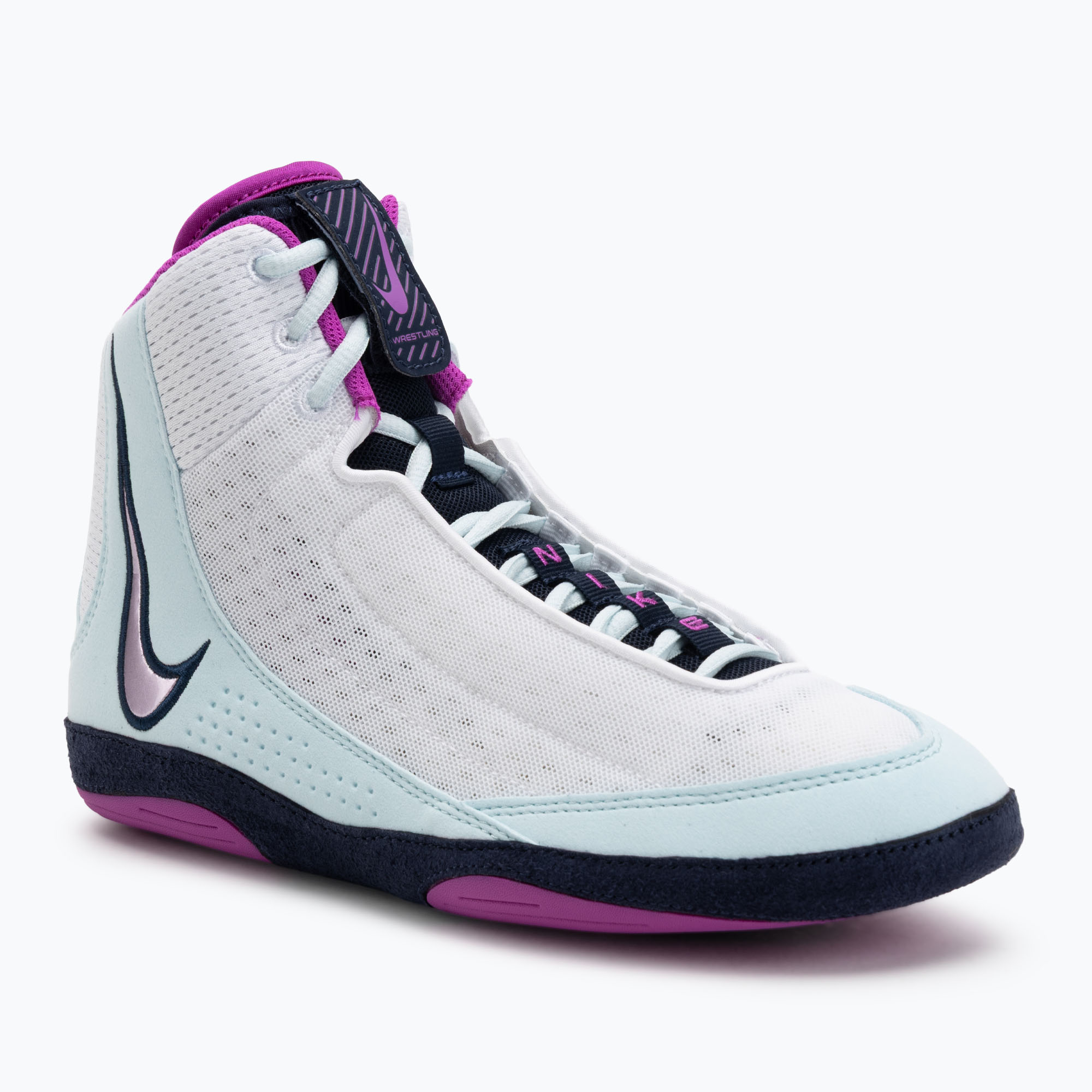 Zápasnícka obuv Nike Inflict 4 white/hyper violet/glacier blue/obsidian (Inflict 4 HM9674-103)