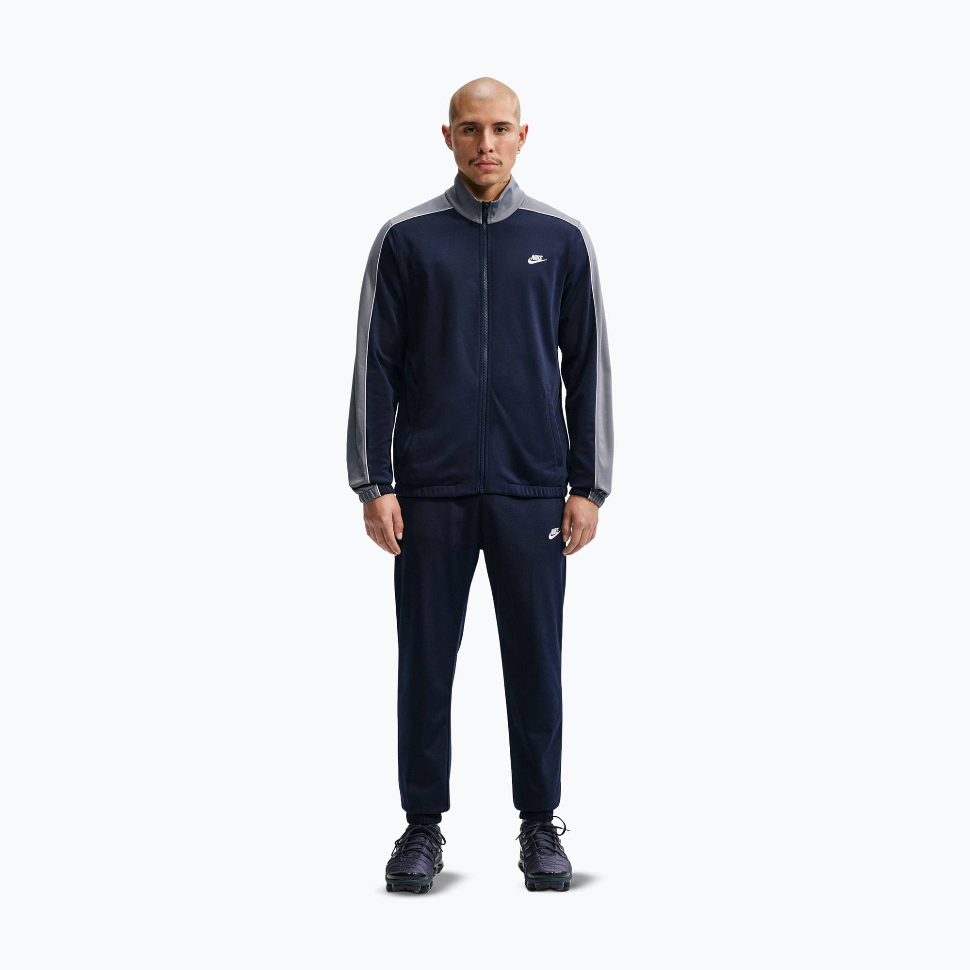 Мъжки анцуг Nike Sportswear Club obsidian/smoke grey/white/white