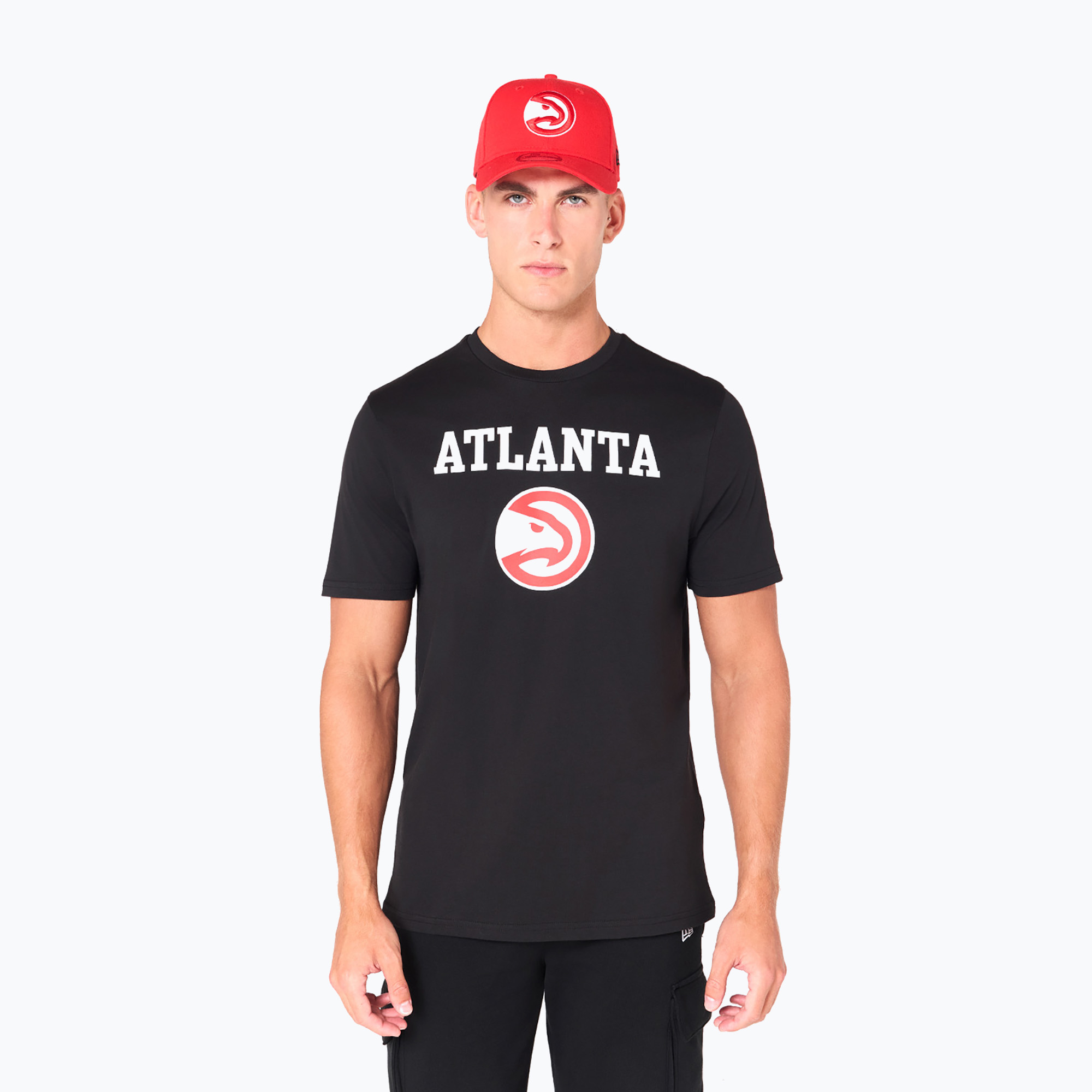 Koszulka męska New Era NOS NBA Regular Atlanta Hawks black 
