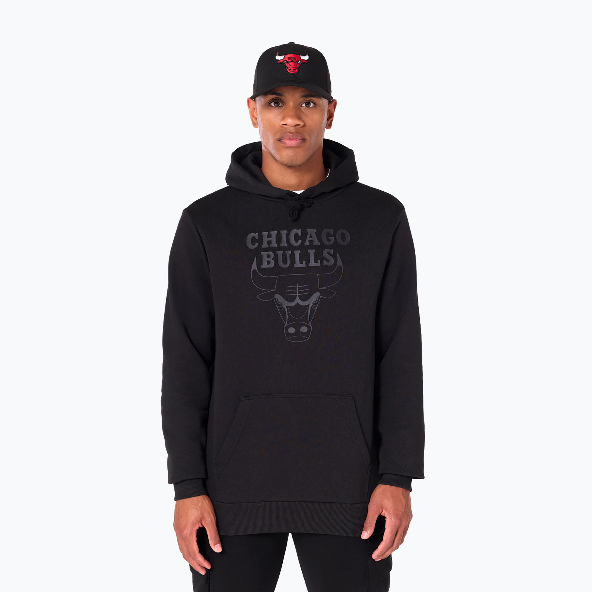 Bluza męska New Era NOS NBA Reegular Chicago Bulls Hoody black 