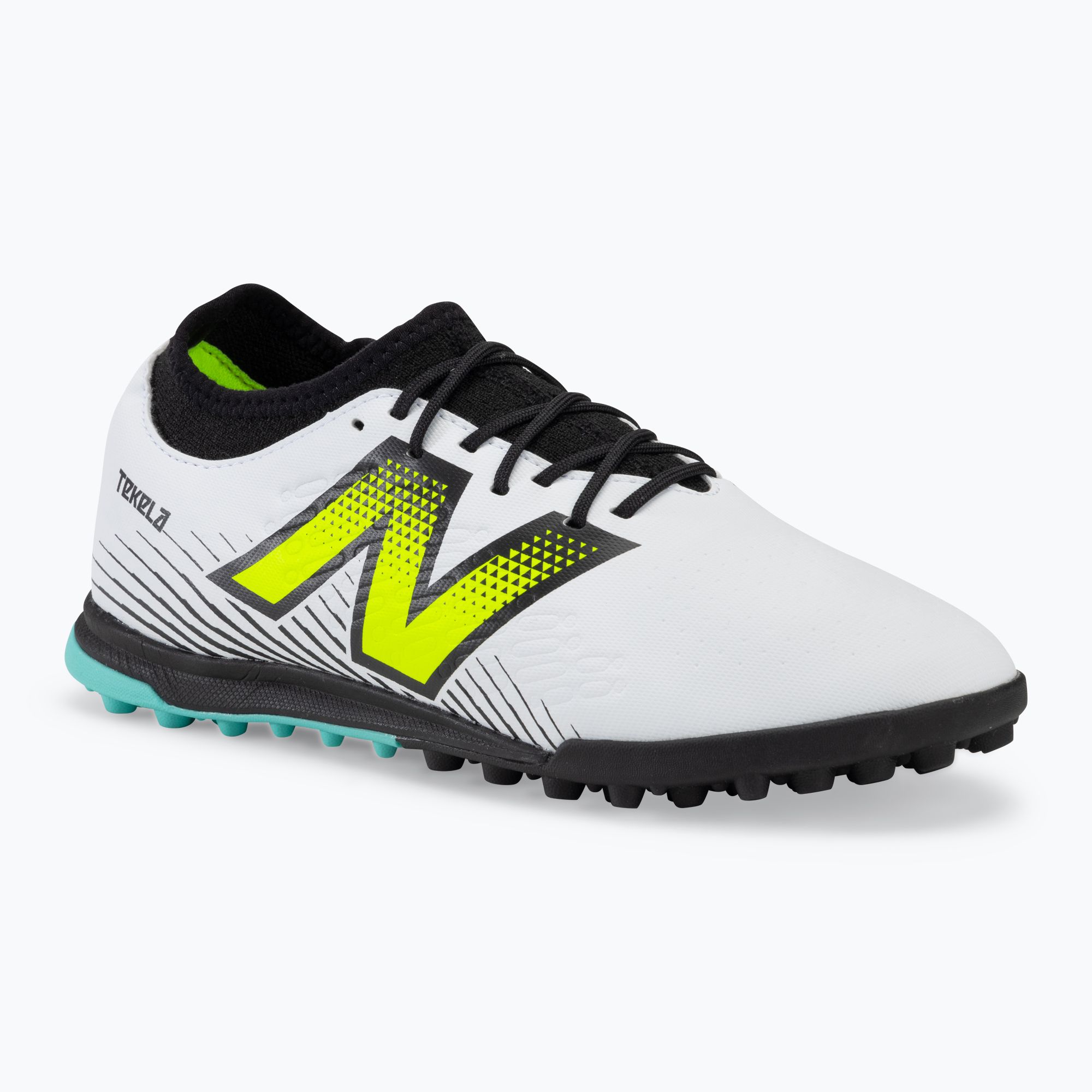 Buty piłkarskie męskie New Balance Tekela Magique V4+ TF white 
