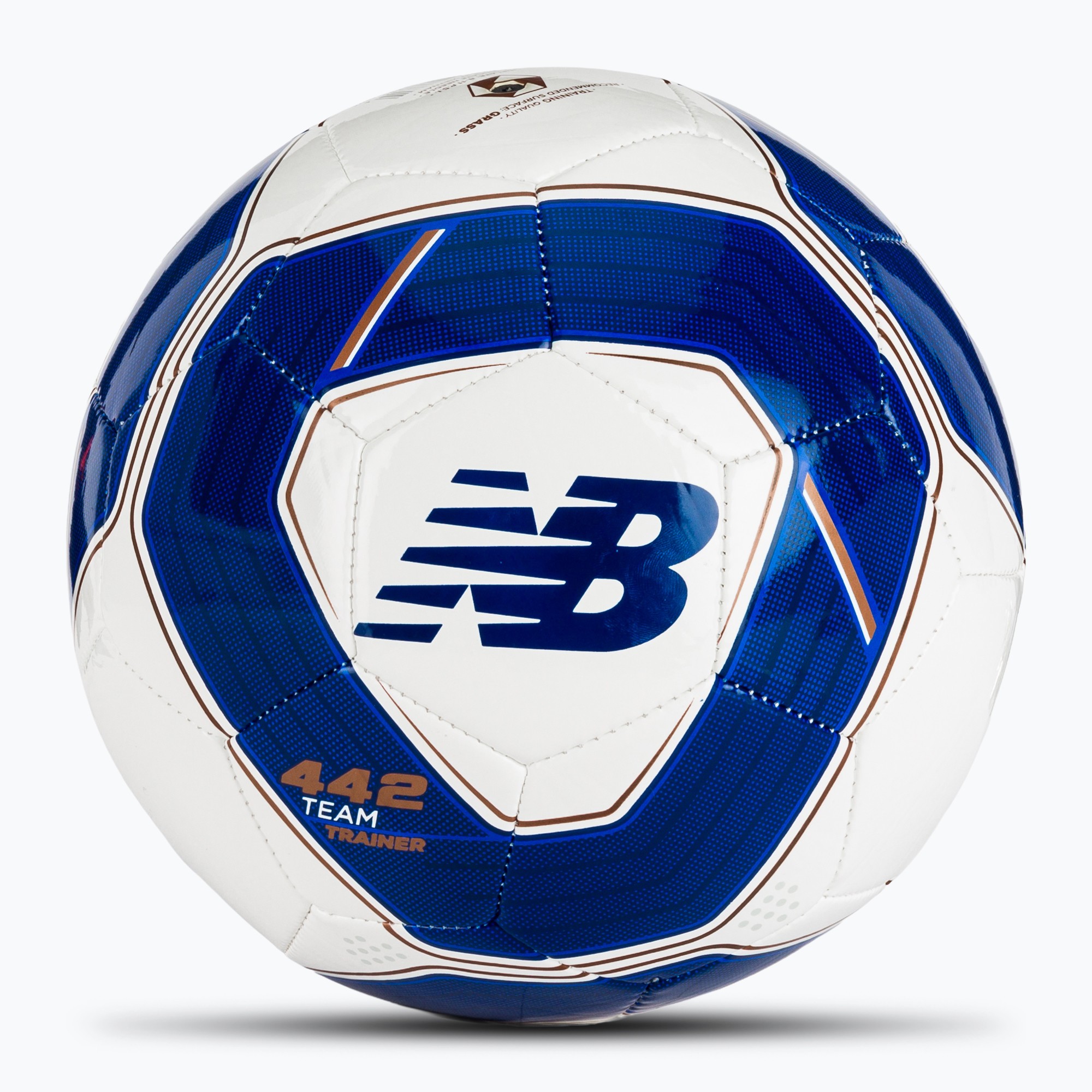 Futbalová lopta New Balance 442 Team Trainer FB23062GWN white veľkosť 5