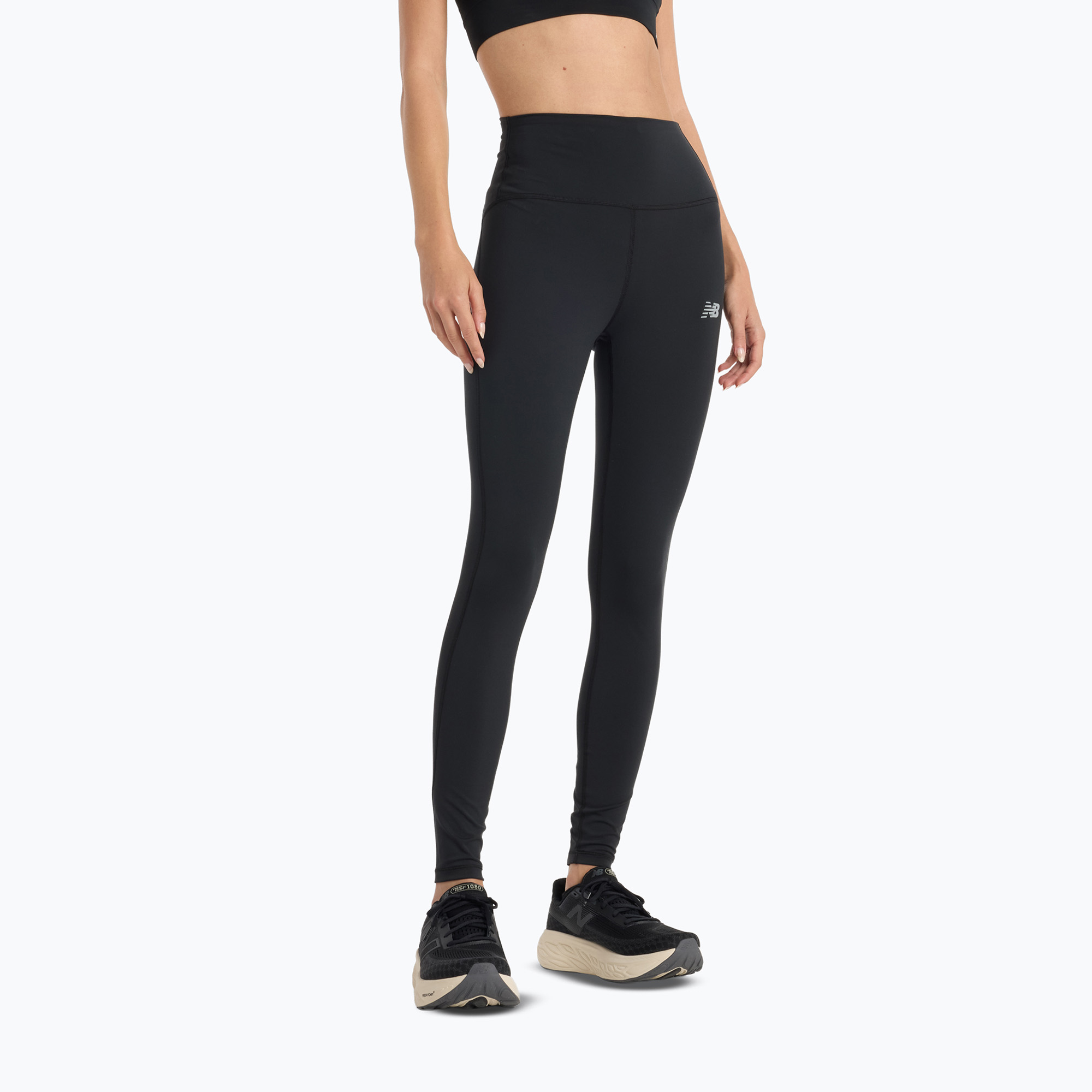 Legginsy do biegania damskie New Balance Harmony High Rise black | WYSYŁKA W 24H | 30 DNI NA ZWROT