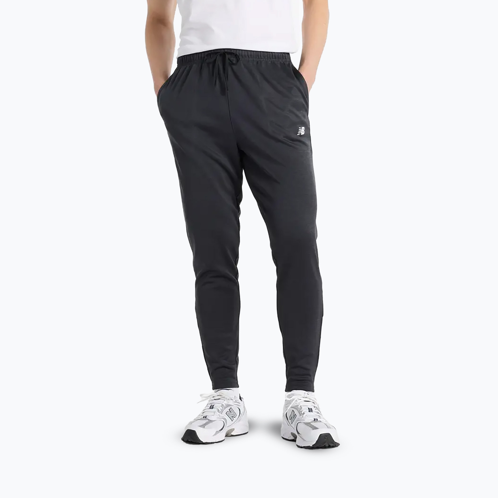 Spodnie do biegania męskie New Balance Sport Knit black 
