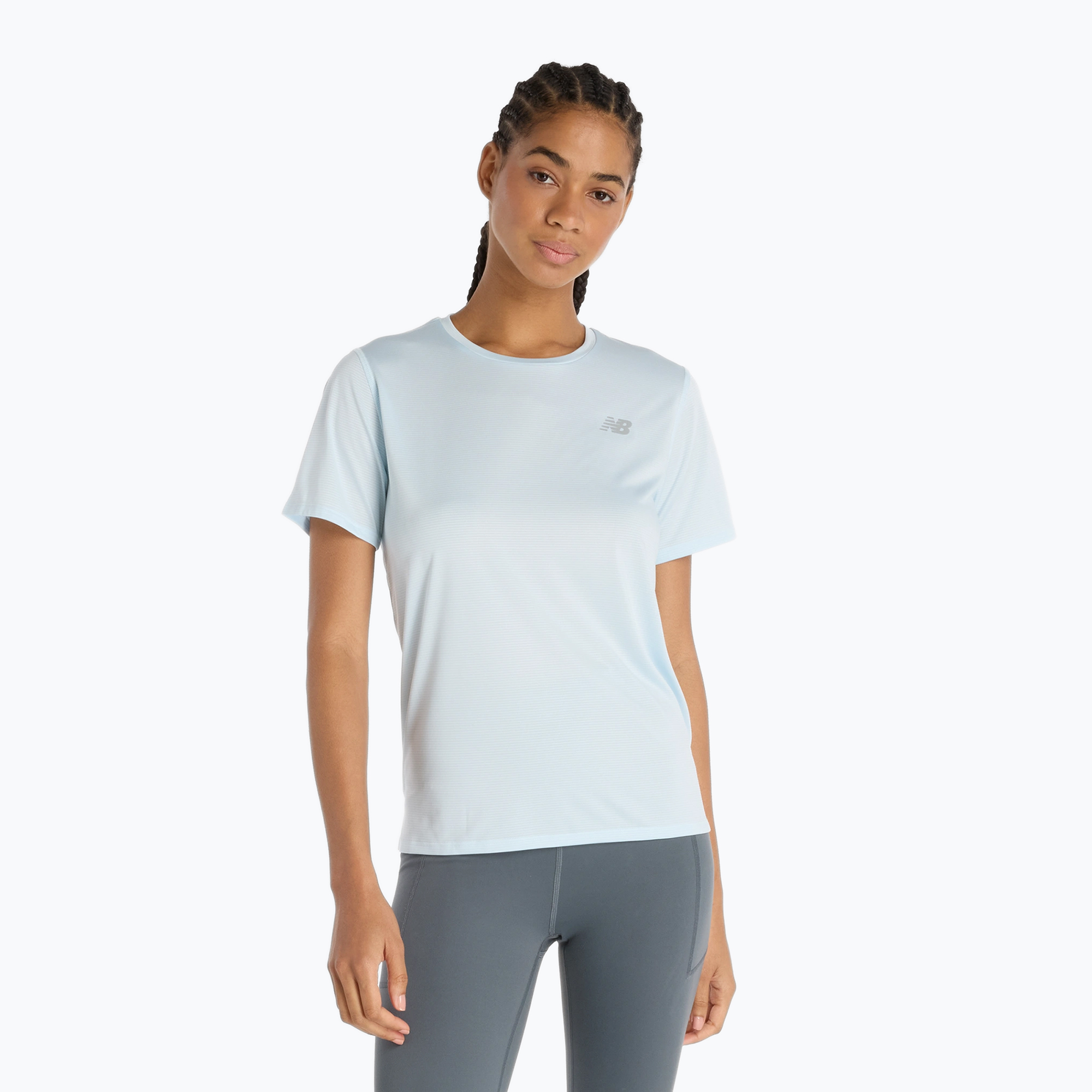 Koszulka do biegania damska New Balance Essentials frosted glass 