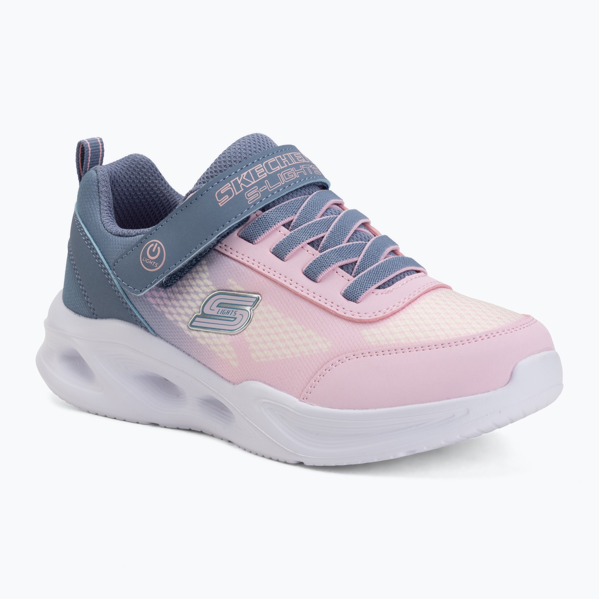 Buty dziecięce SKECHERS Sola Glow Ombre Deluxe gray 