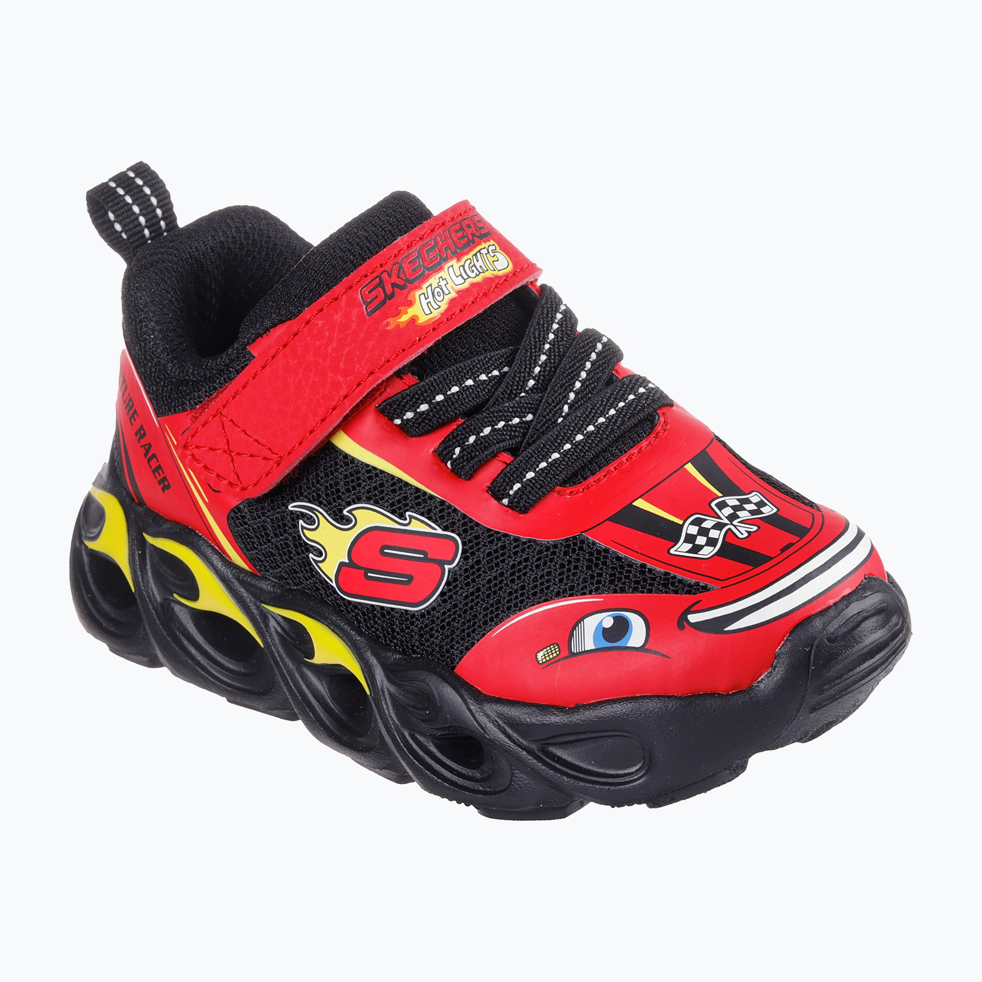 Buty dziecięce SKECHERS Skechers Thermo-Flash Wheel Buddies red/black 