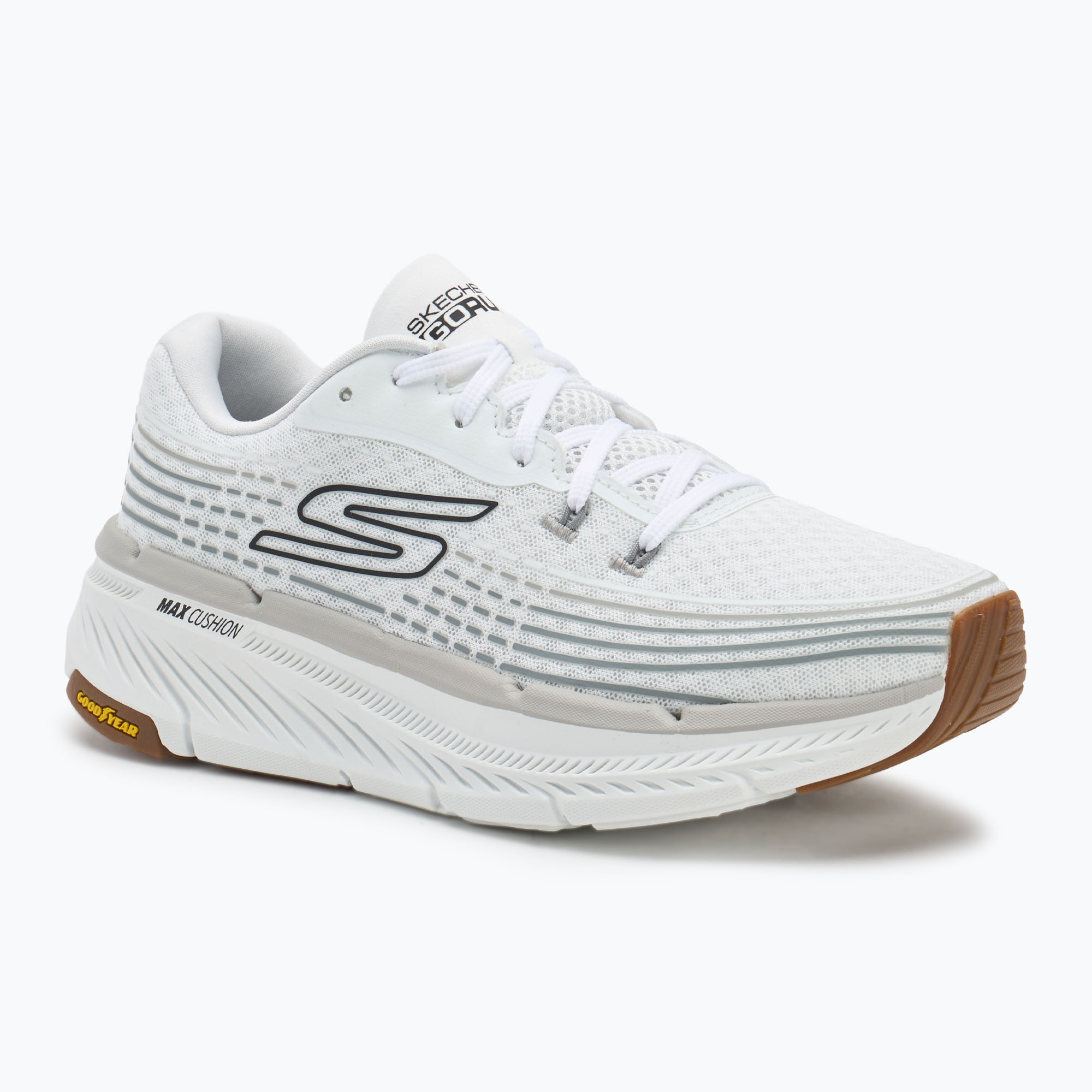 Scarpe da uomo SKECHERS Max Cushioning Premier 2.0 Vivid 2.0 bianche (45 EU) (Max Cushioning Premier 2.0 Vivid 2.0 220835 WHT)