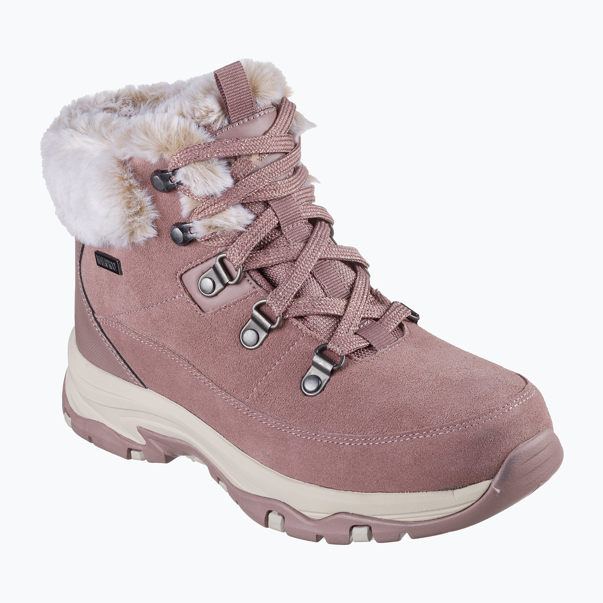 Buty damskie SKECHERS Trego Snow Worries mauve
