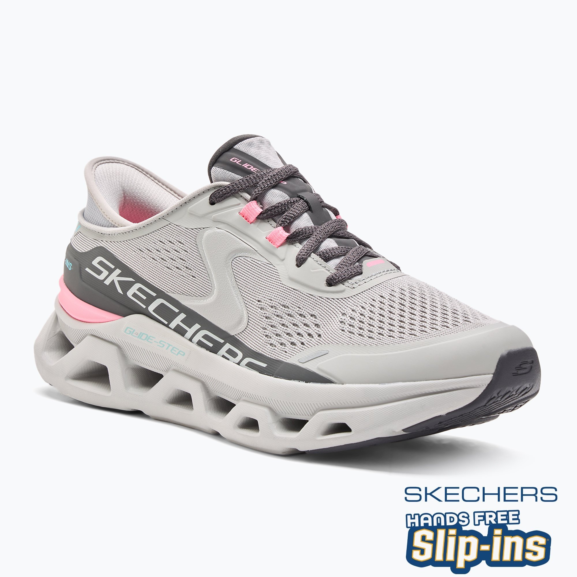 Дамски обувки SKECHERS Glide Step Altus gray/pink