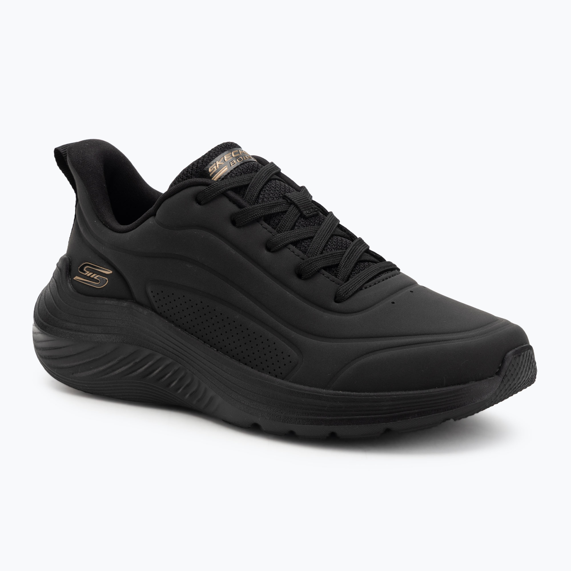 Buty damskie SKECHERS Bobs Squad Waves Just Wading black 