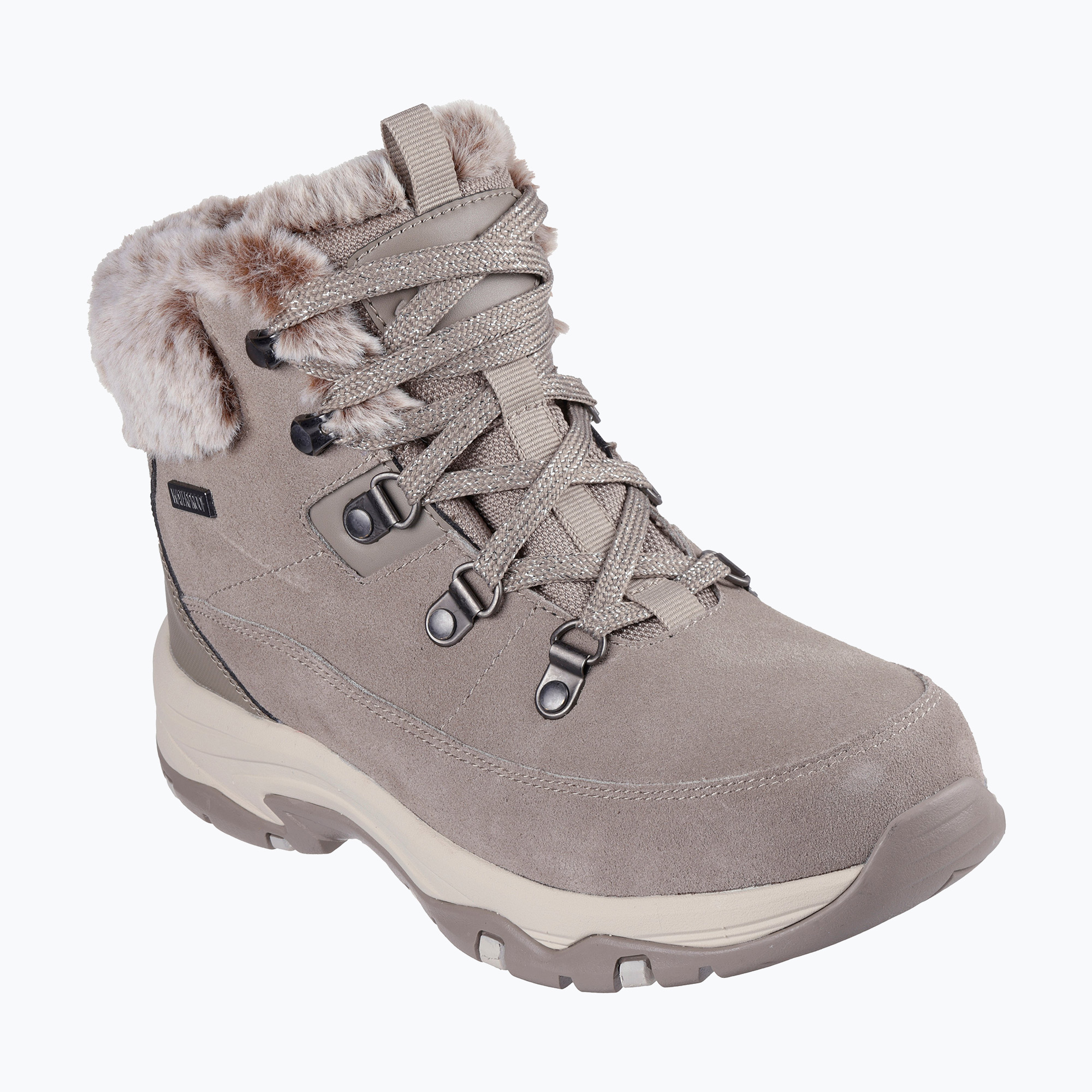 Buty damskie SKECHERS Trego Snow Worries mushroom 