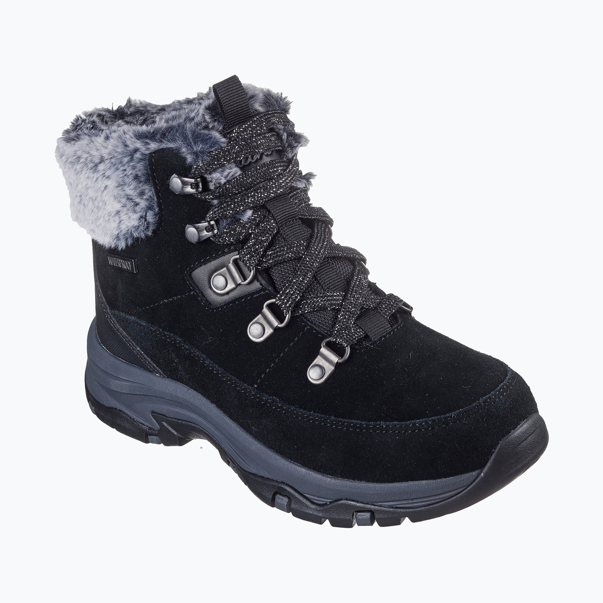 Buty damskie SKECHERS Trego Snow Worries black