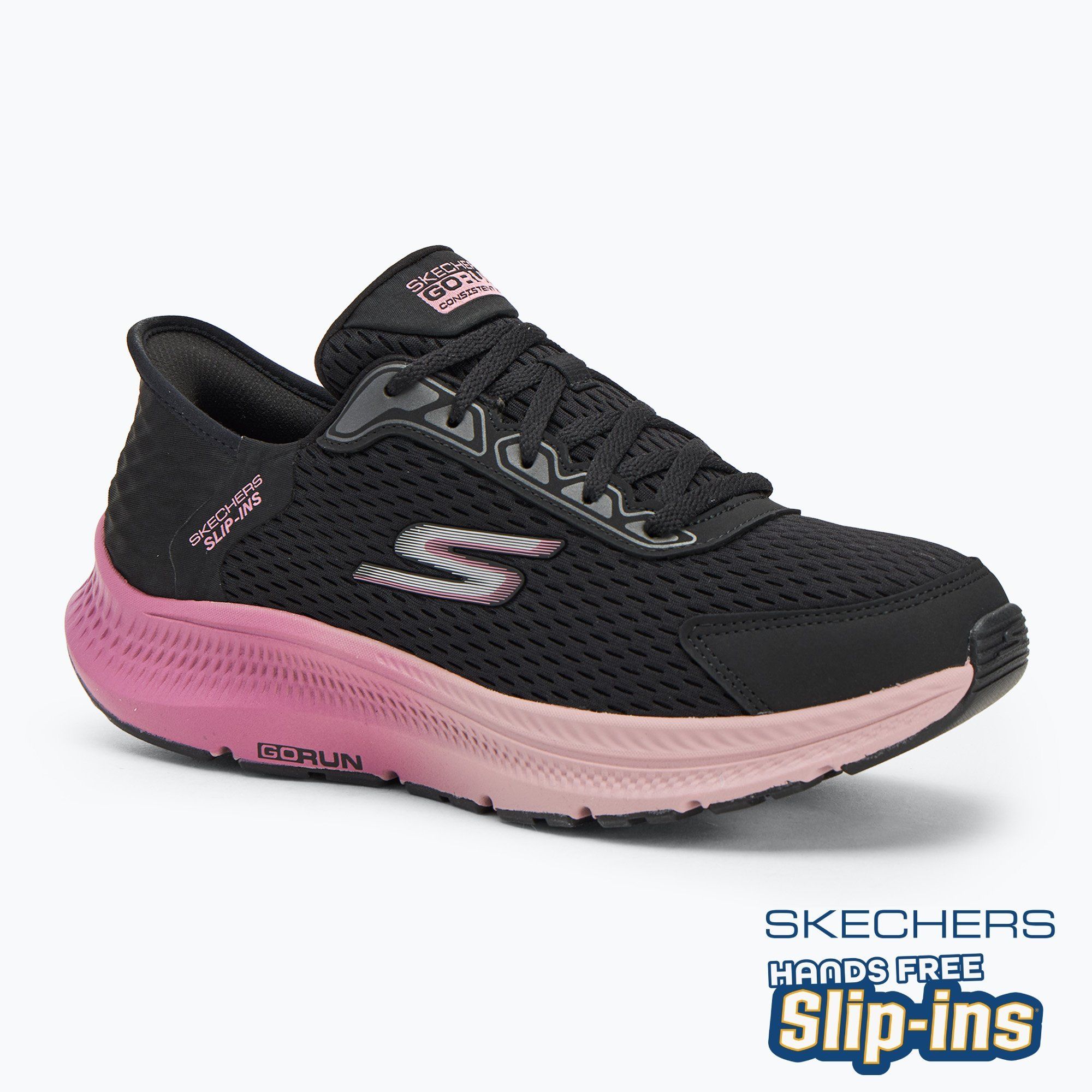 Buty damskie SKECHERS Go Run Consistent 2.0 black/mauve 