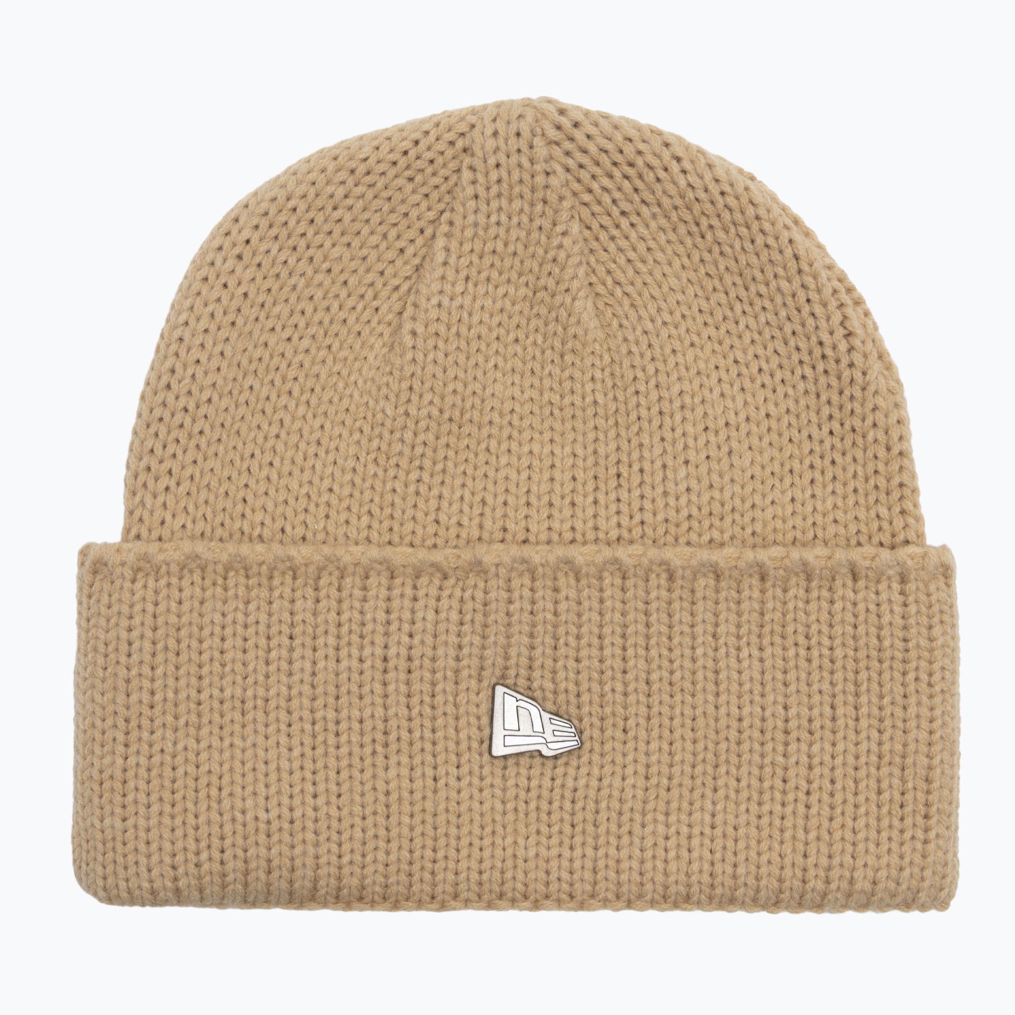 Зимна шапка New Era Ne Wide Beanie med beige