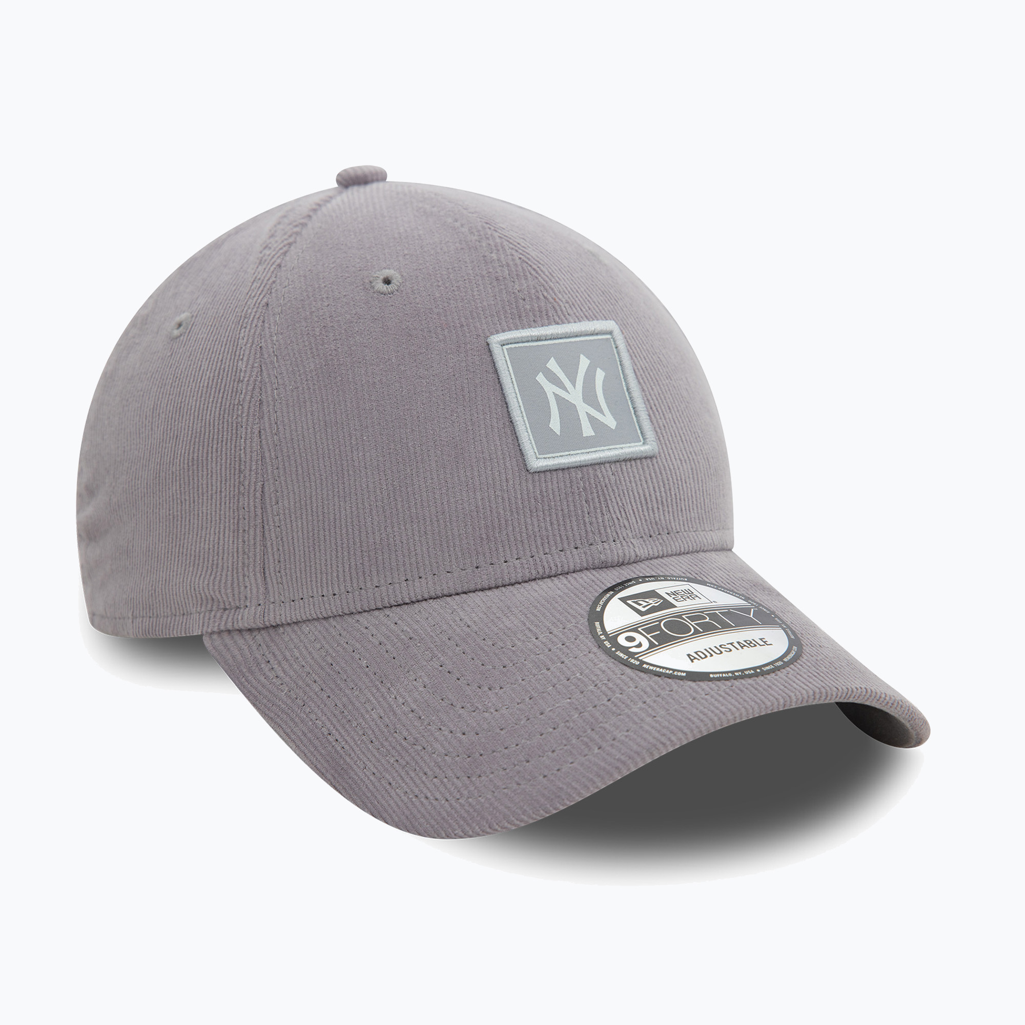 Czapka z daszkiem New Era Cord Patch 9FORTY New York Yankees grey 