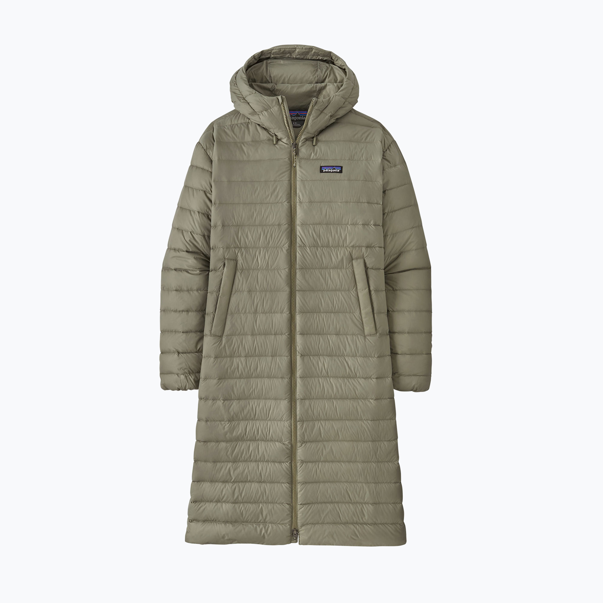 Kurtka zimowa damska Patagonia Recycled Down Sweater Parka river rock green 