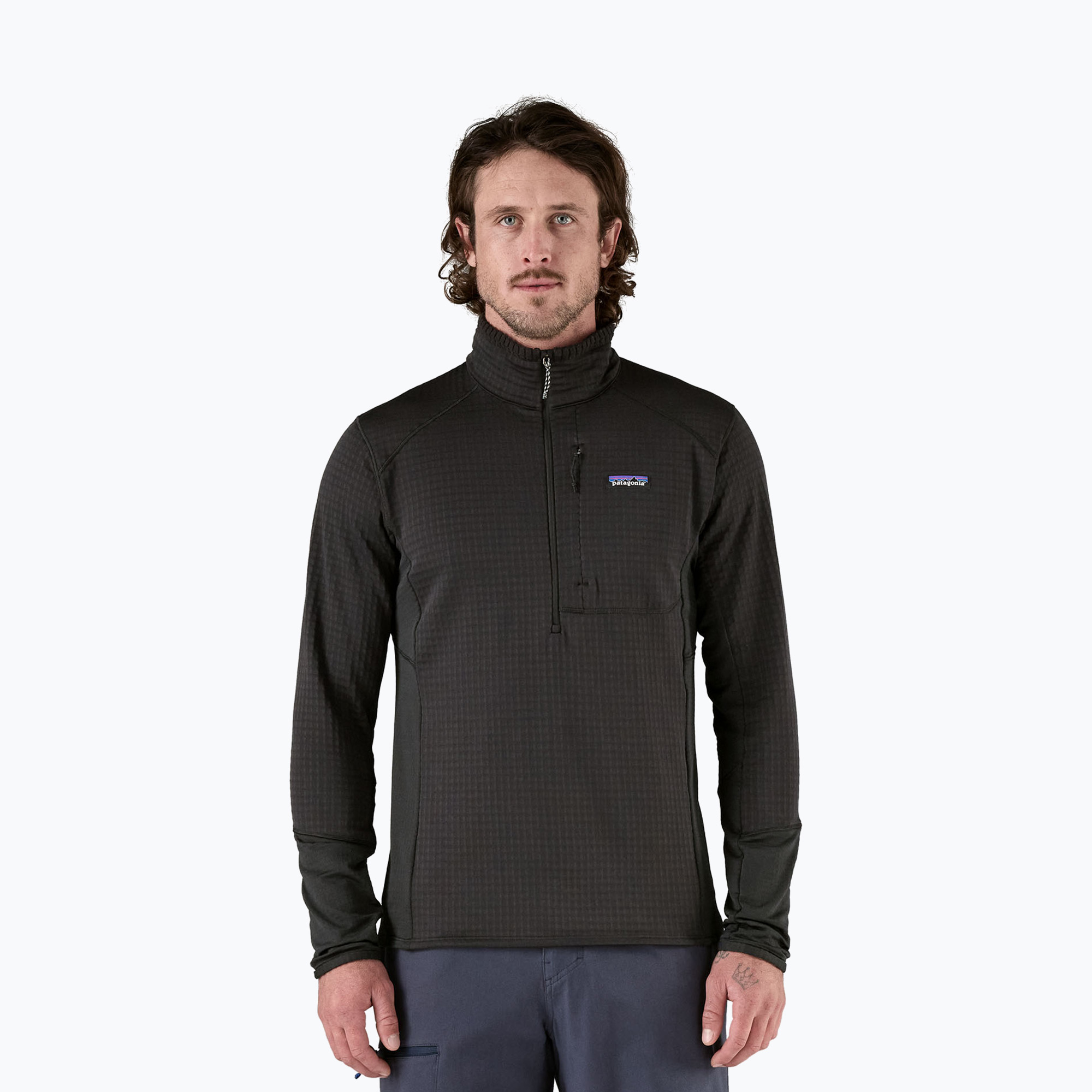 Bluza polarowa męska Patagonia R1 black 