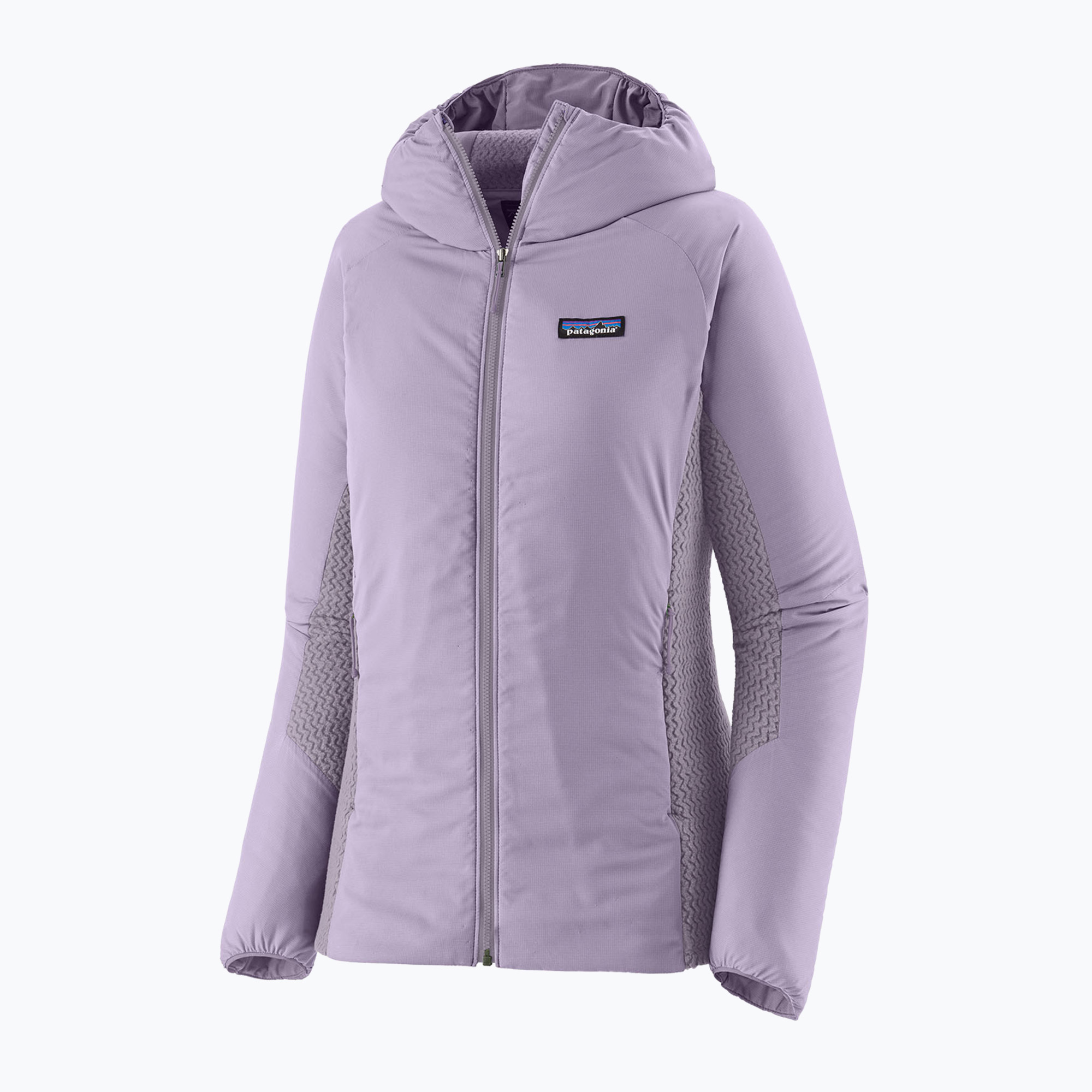 Kurtka hybrydowa damska Patagonia Nano-Air Light Hybrid Hoody concrete purple