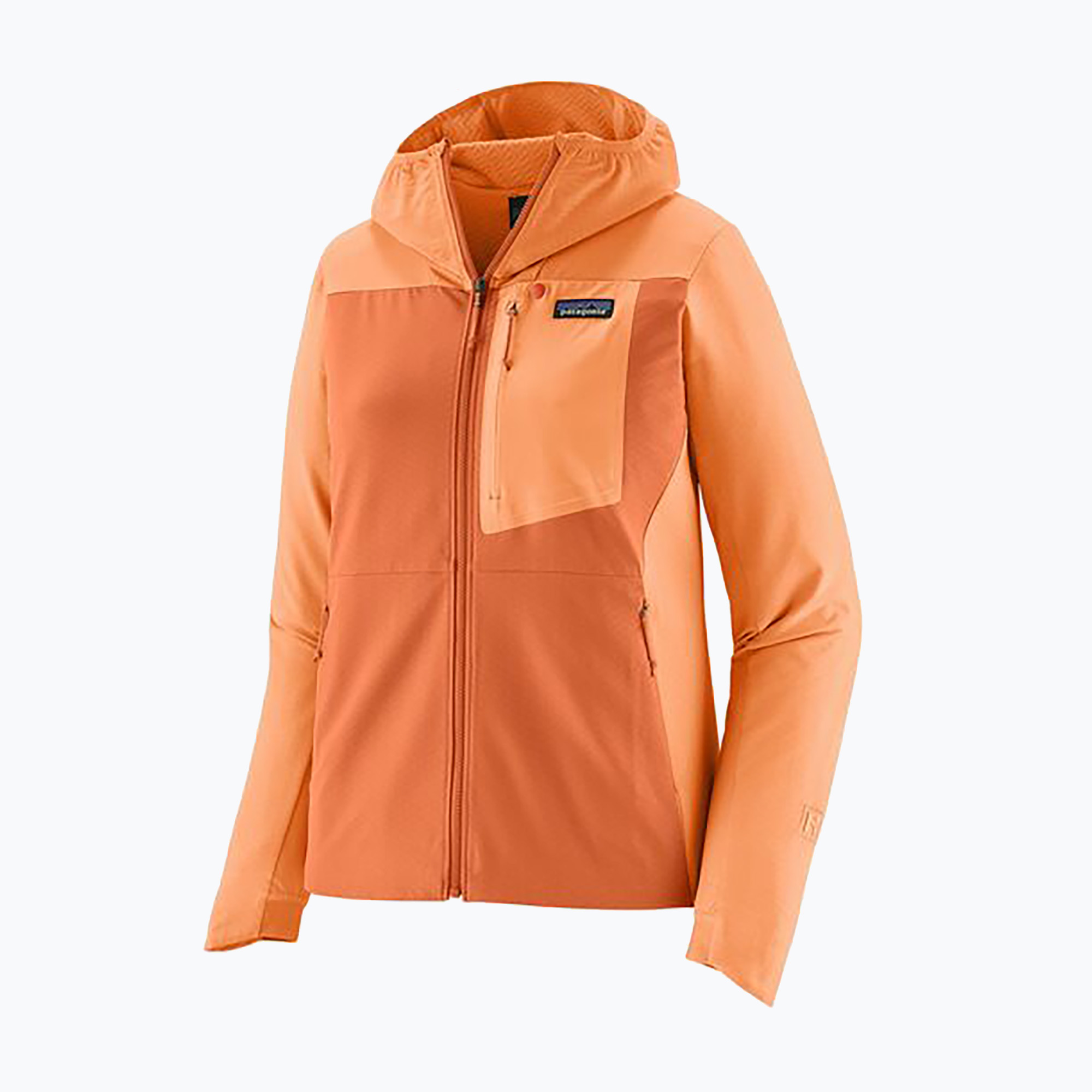 Kurtka softshell damska  Patagonia R1 CrossStrata Hoody rock melon 